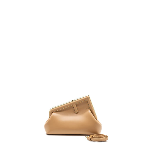 Fendi small first Purse Nappa leather beige