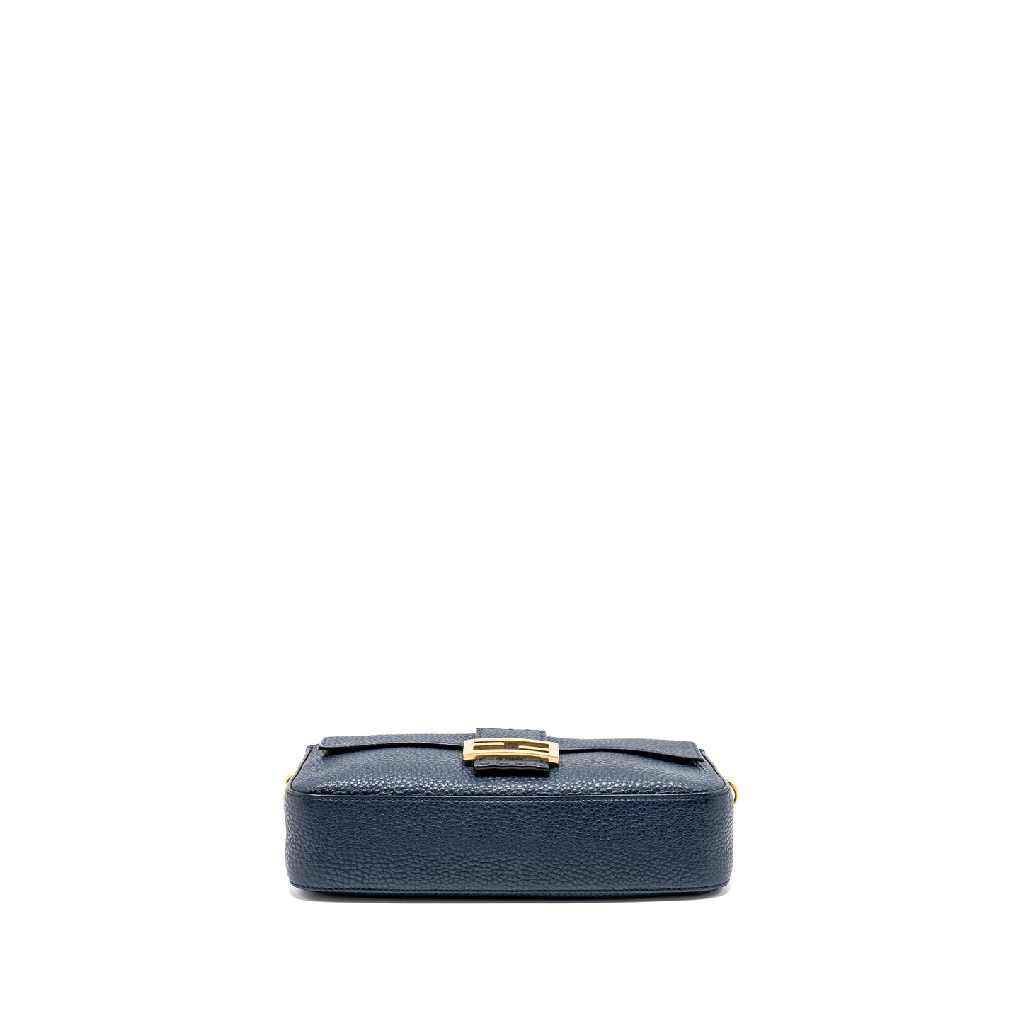 Fendi Baguette Purse grained calfskin dark blue