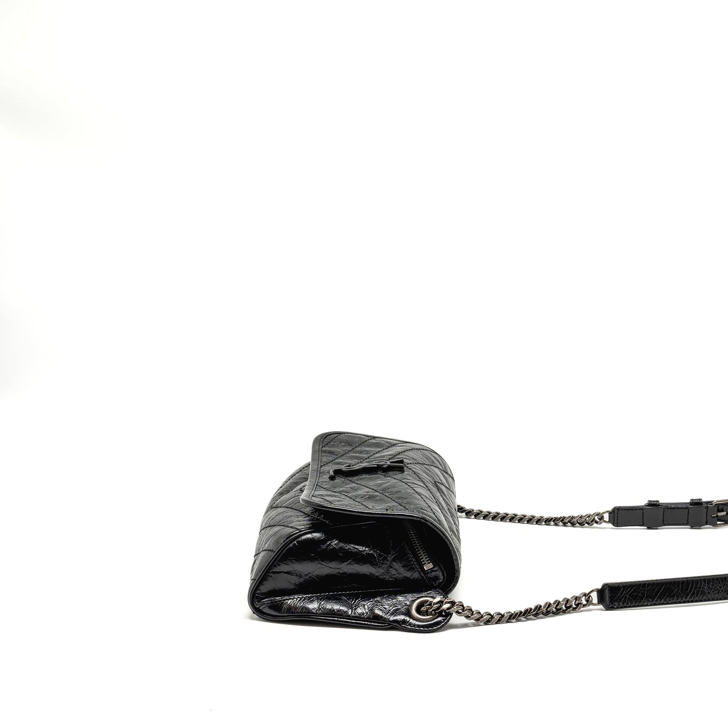 Saint Laurent niki body calfskin black