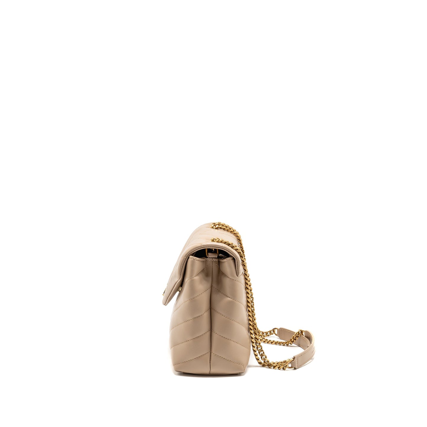 Saint Laurent / Small Lou Lou Mini Purse Calfskin Beige