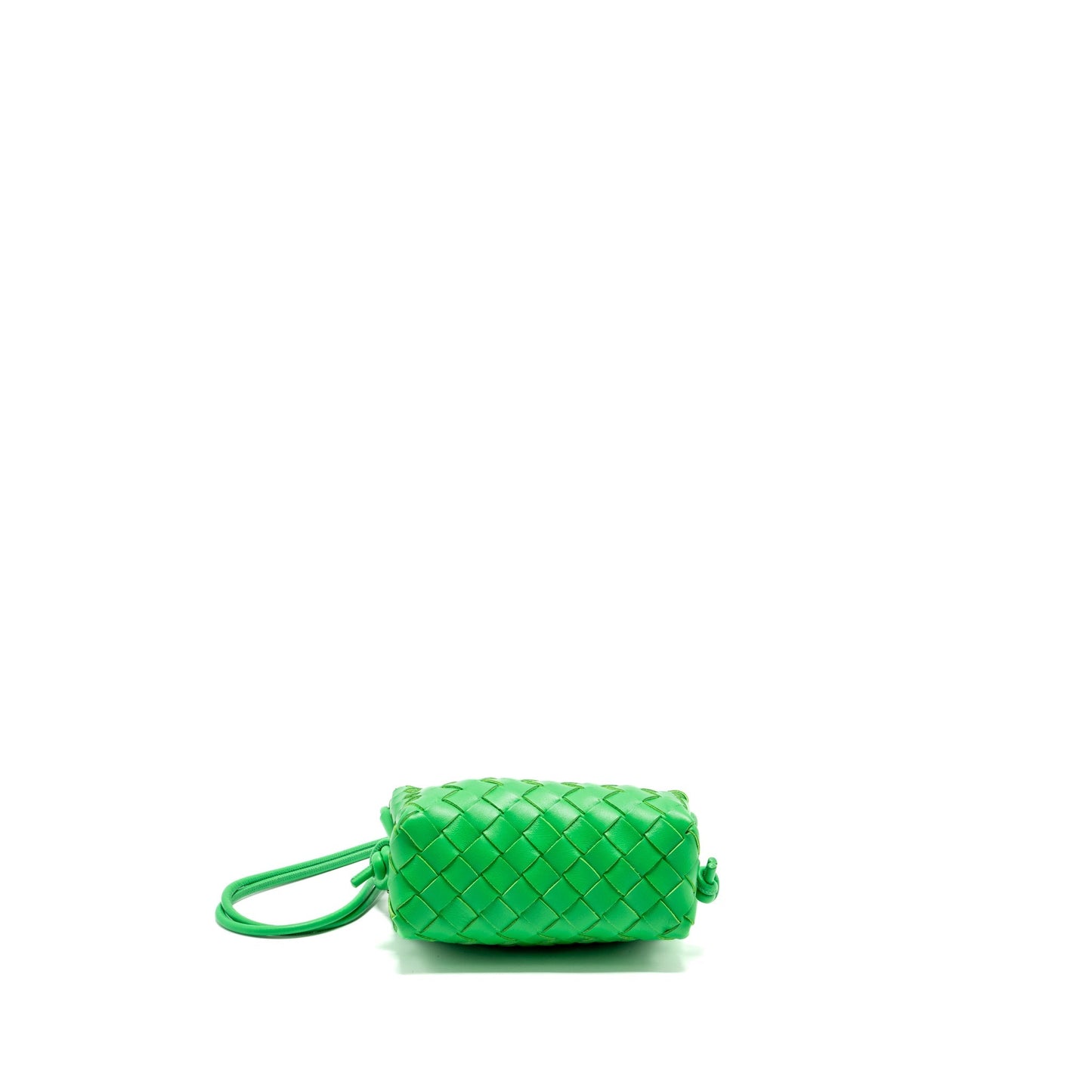 Bottega Veneta Mini Loop Camera Purse Lambskin Green
