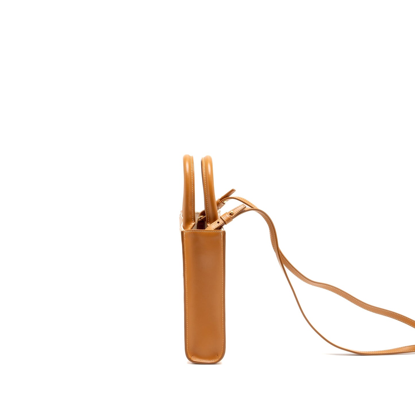 Celine Mini Vertical Cabas Canvas/Calfskin Multicolour GHW