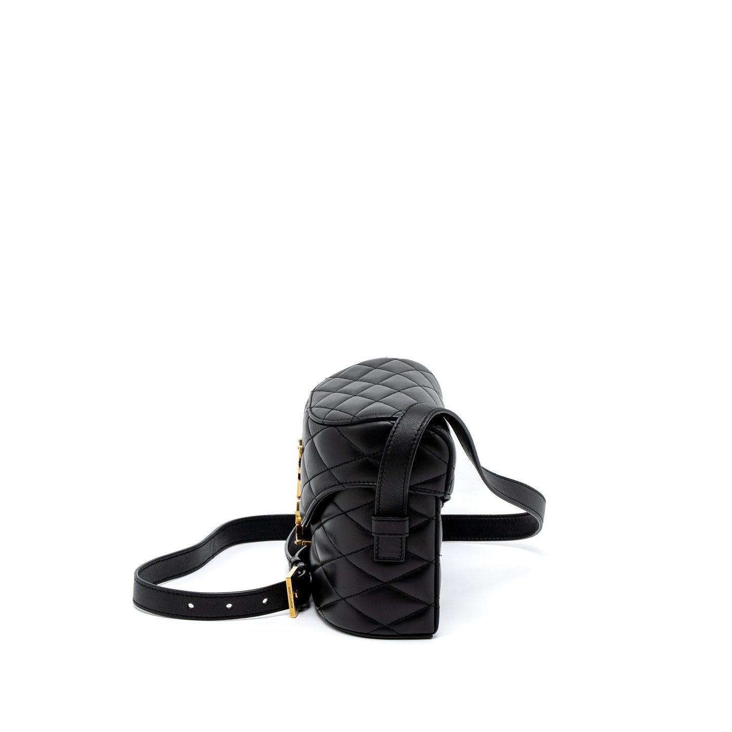 Saint Laurent June Box Purse Lambskin Black