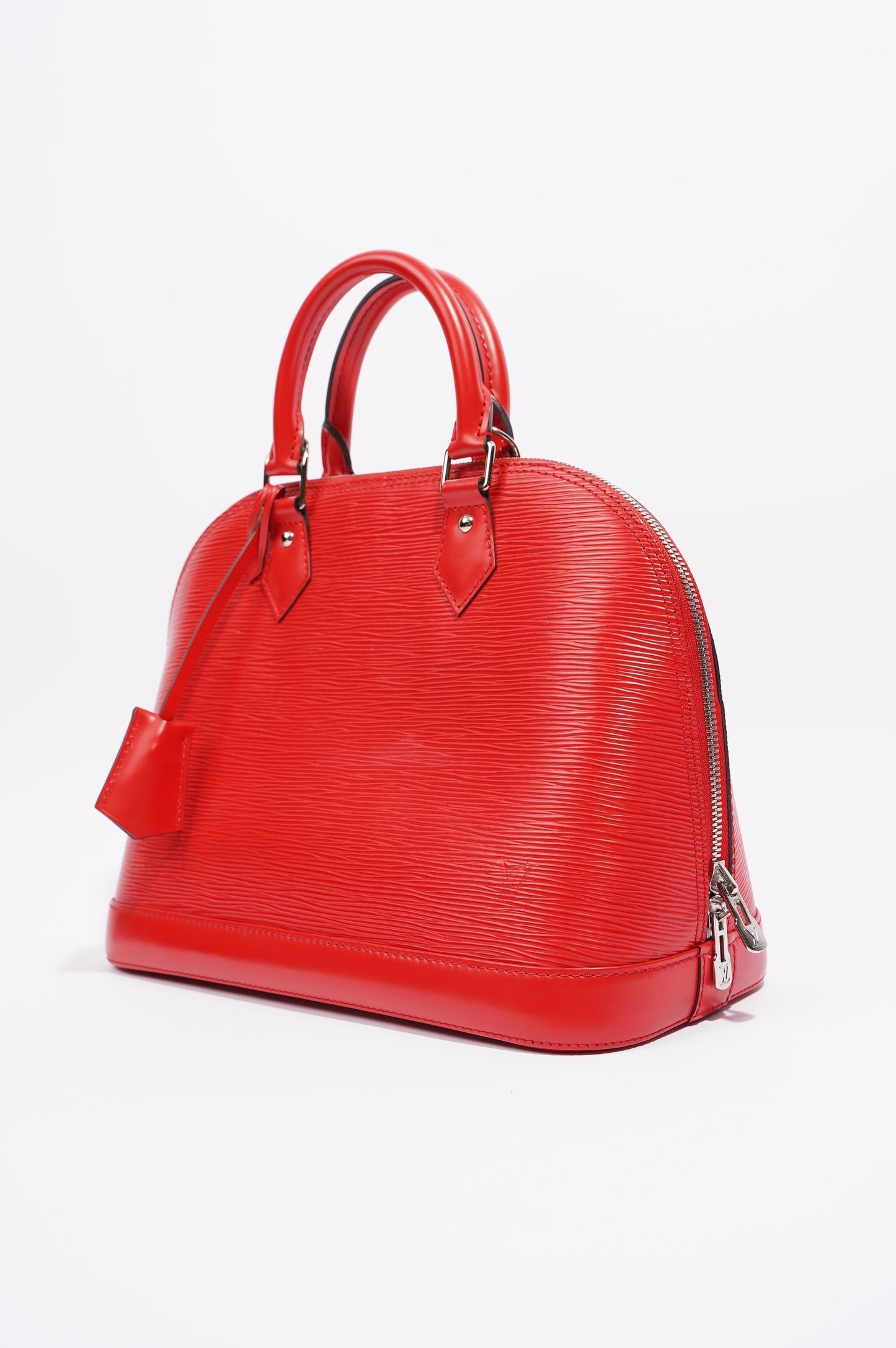 Louis Vuitton Alma Red Epi Leather PM Handbag