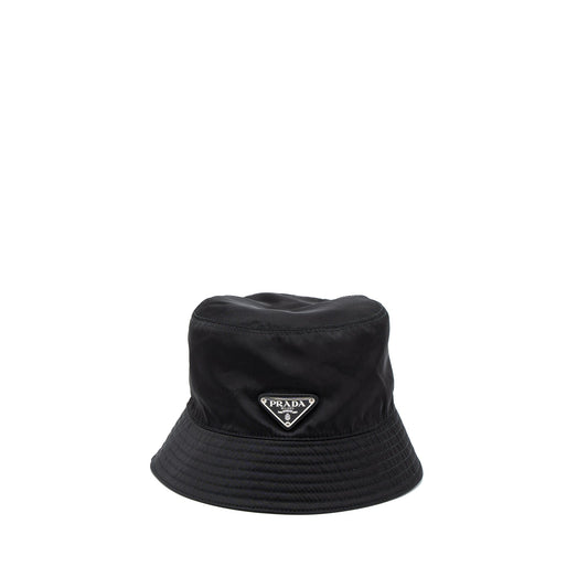 Prada Size S Re-Nylon Bucket Hat Black