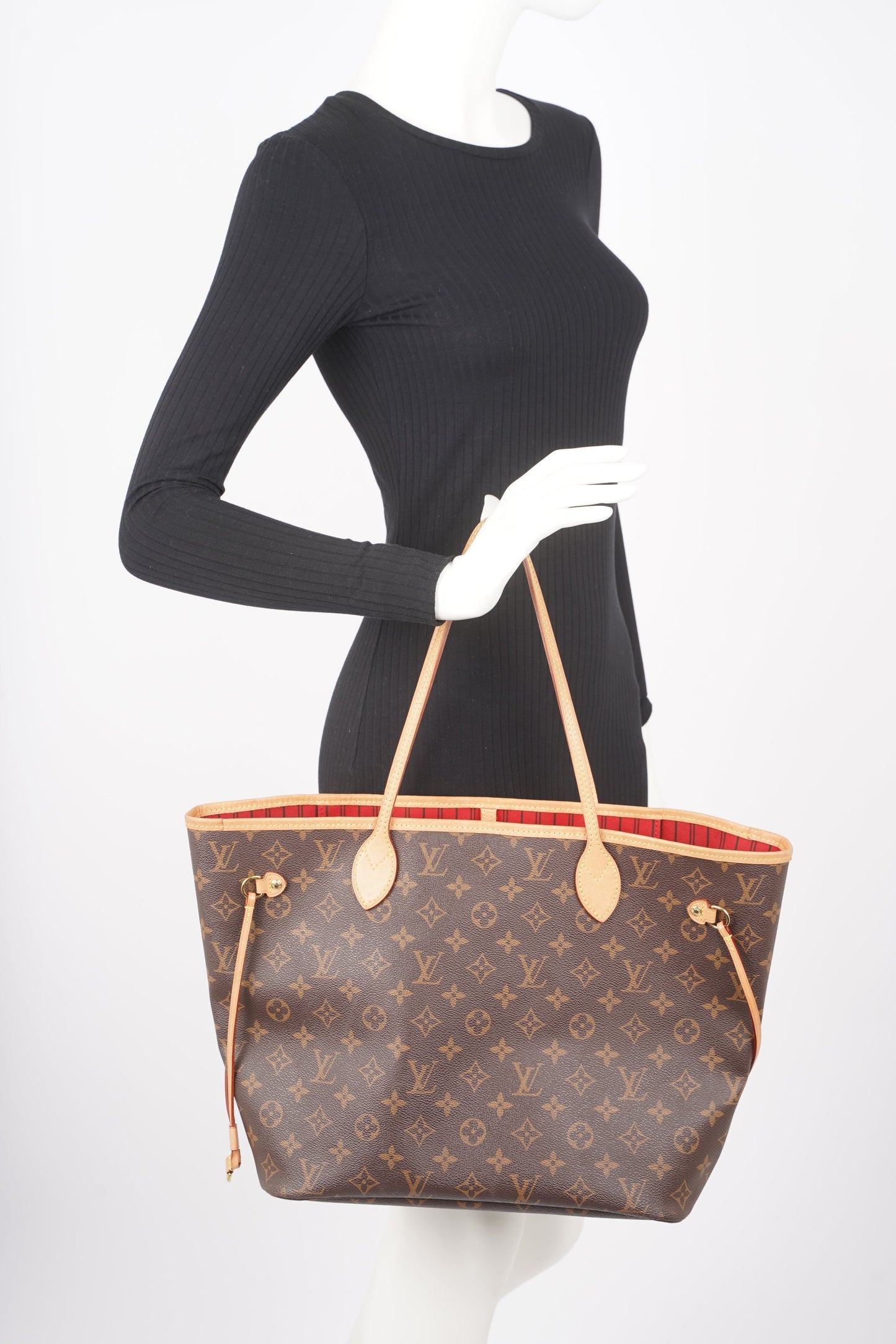 Louis Vuitton Womens Neverfull MM Monogram Tote