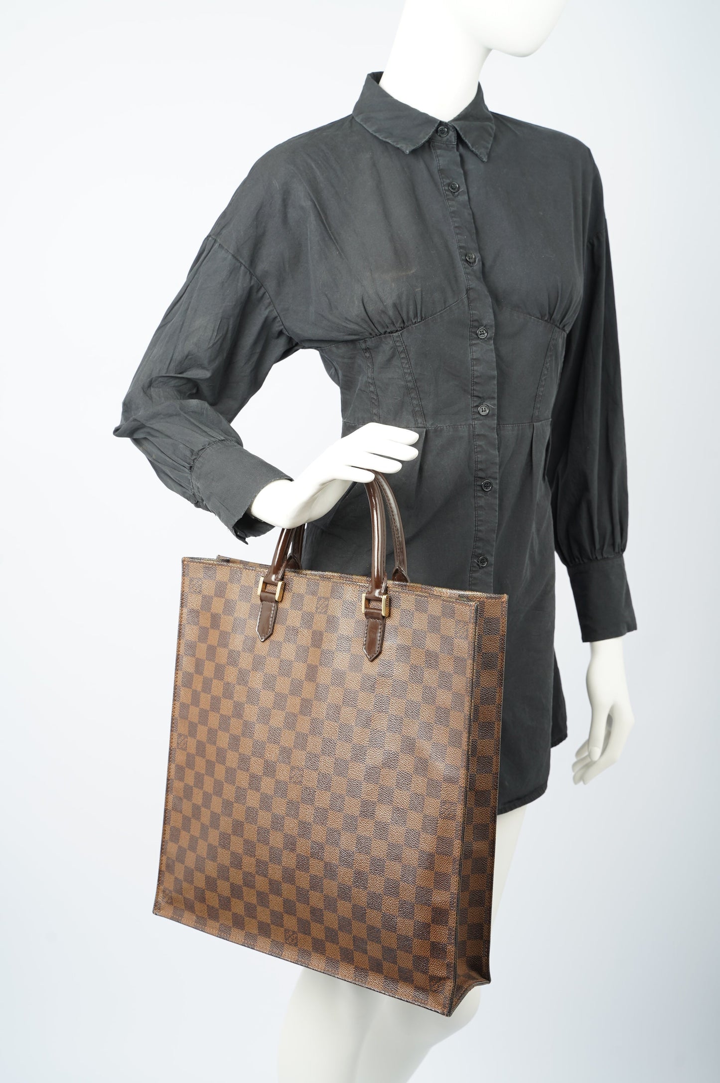 Louis Vuitton Womens Sac Plat PM Tote Bag