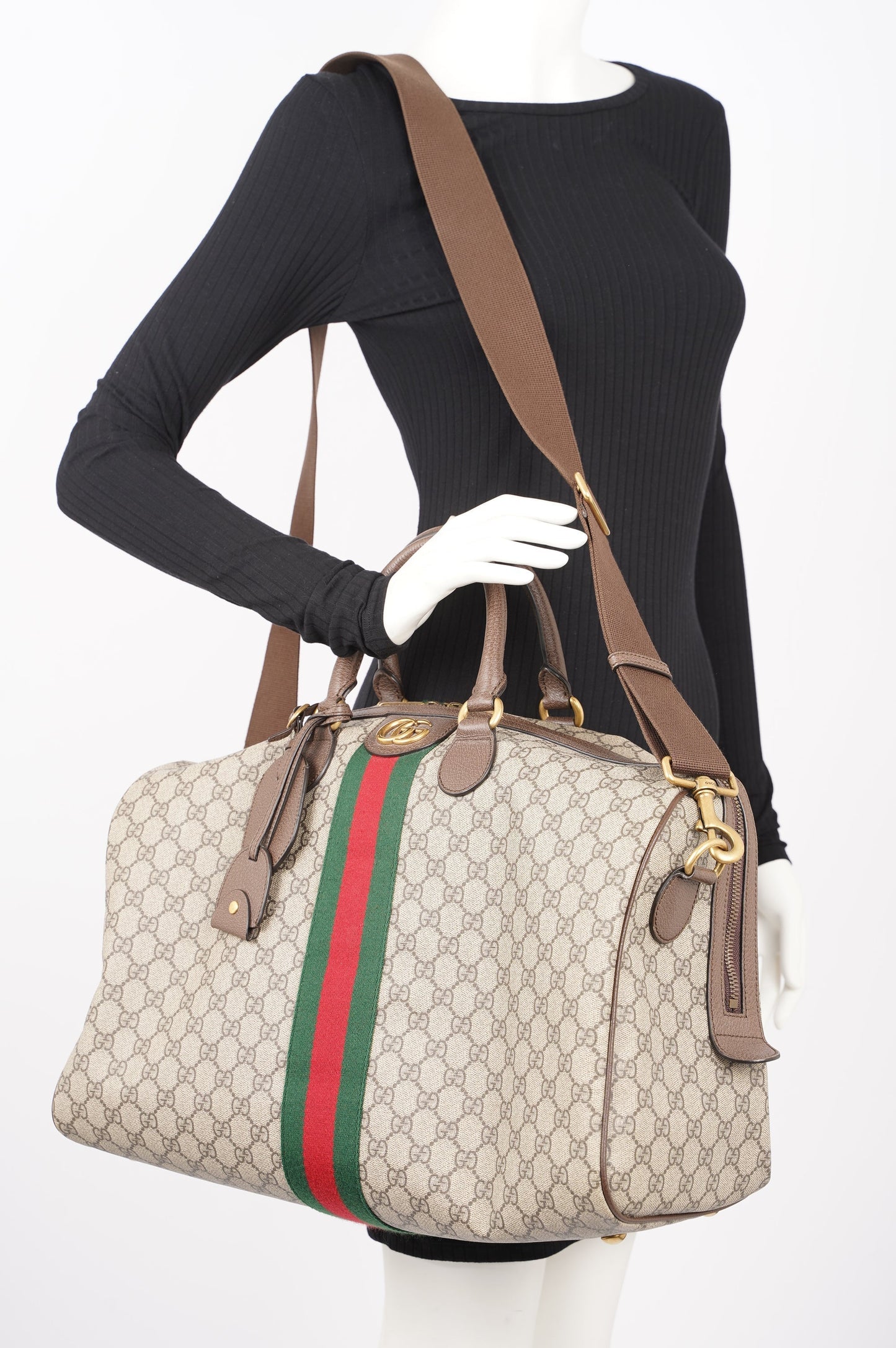 Gucci Lou Monogram Canvas Crossbody