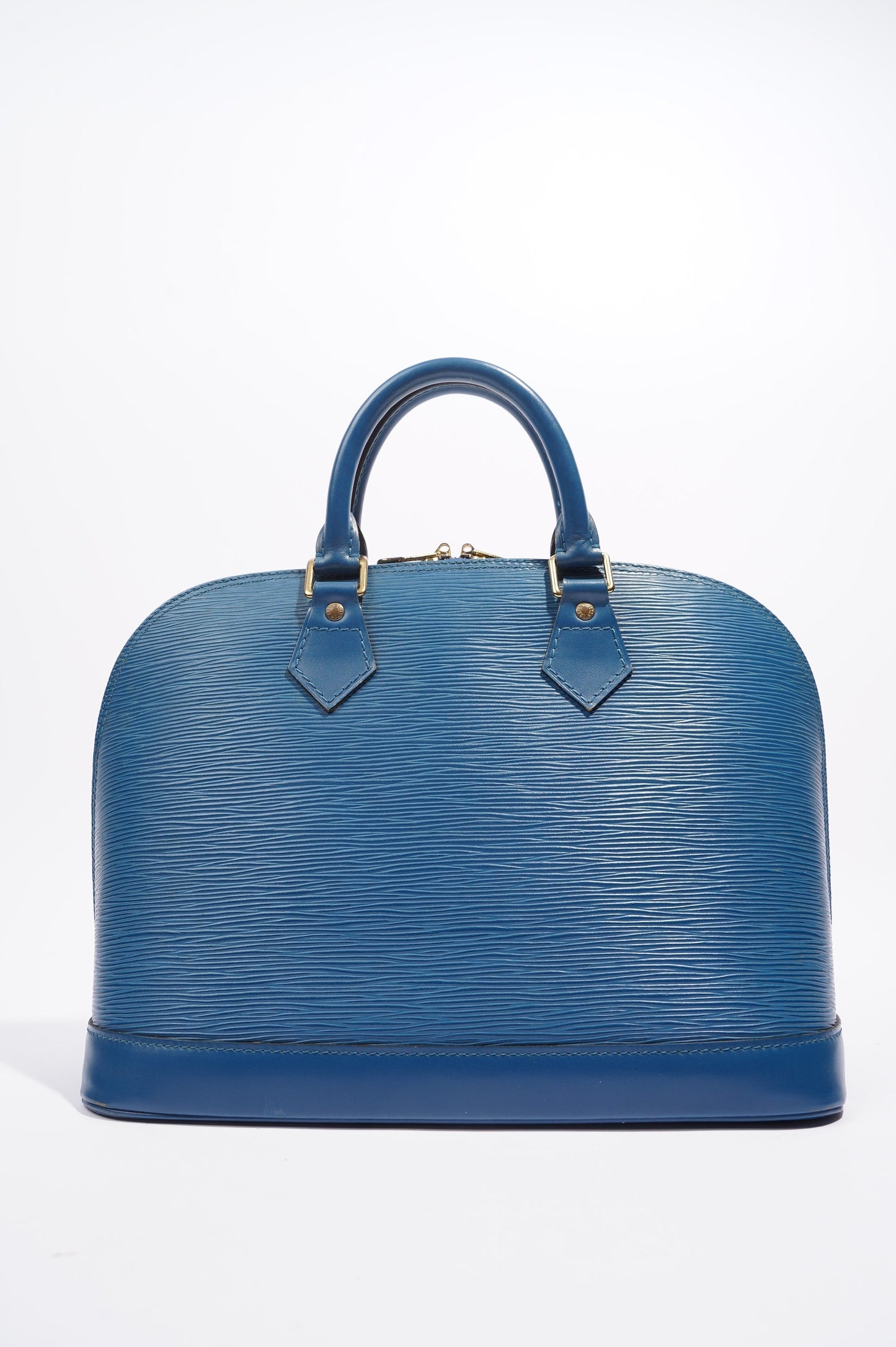 Louis Vuitton Alma Blue Epi Leather PM Handbag