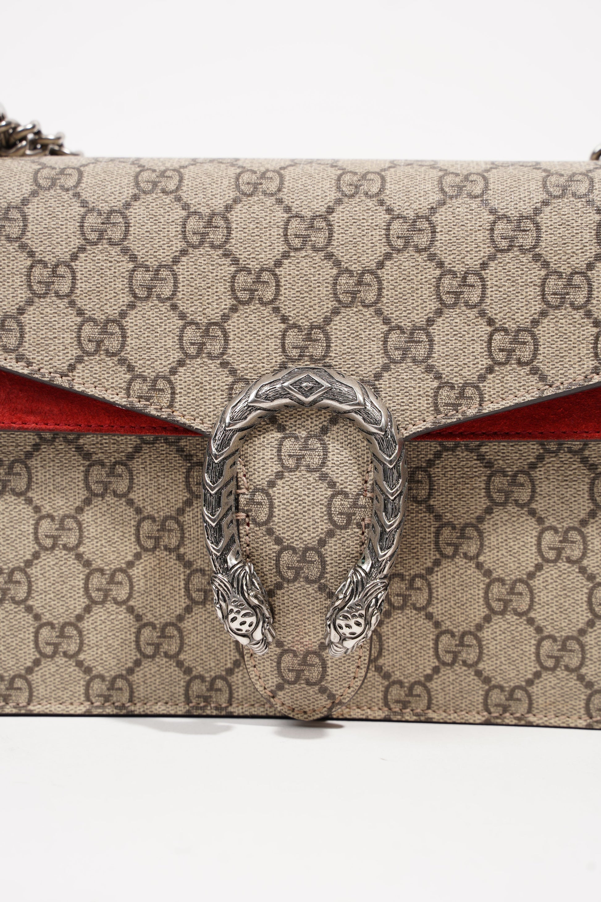 Gucci Monogram Chain Canvas Crossbody