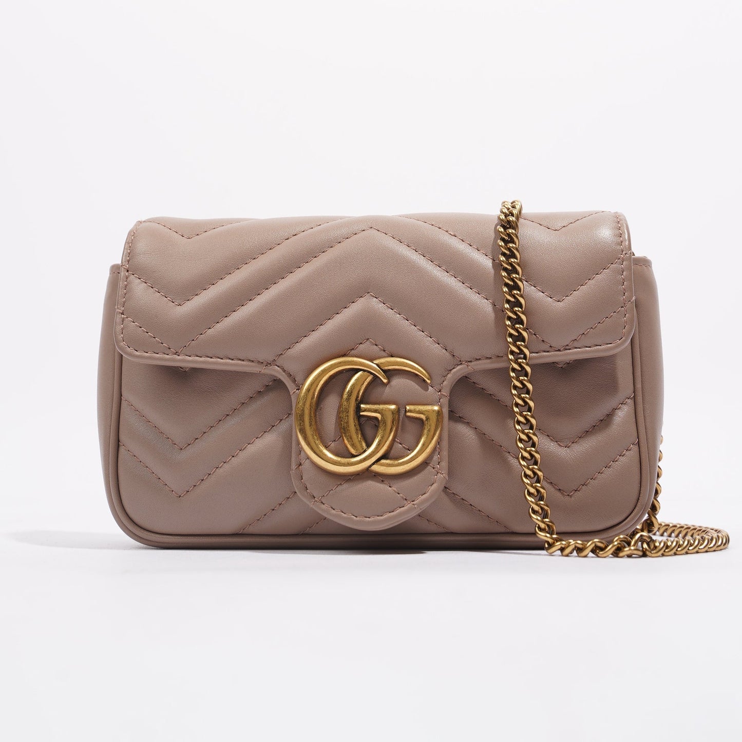 Gucci Lou Monogram Leather Mini Crossbody