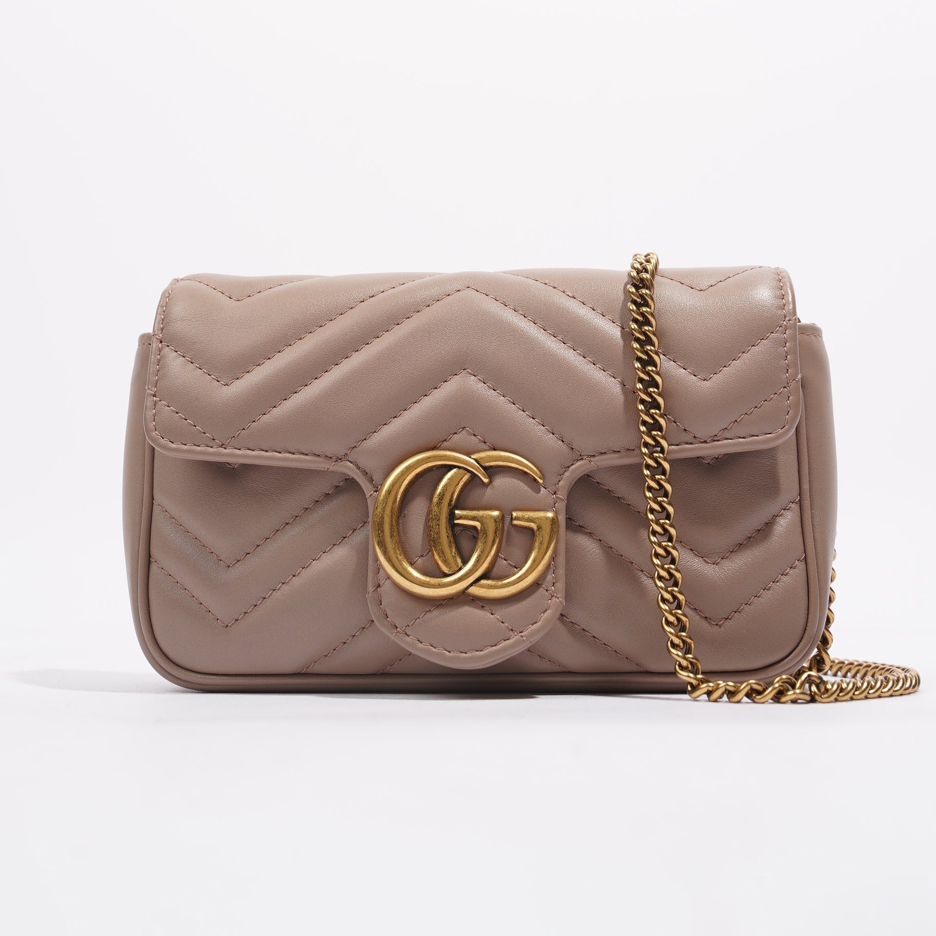 Gucci Lou Monogram Leather Mini Crossbody