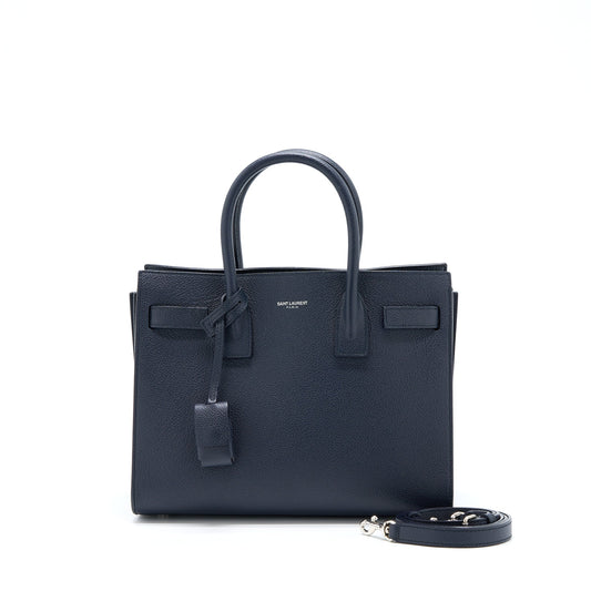 Saint Laurent/ Baby Sac De Jour Calfskin Navy