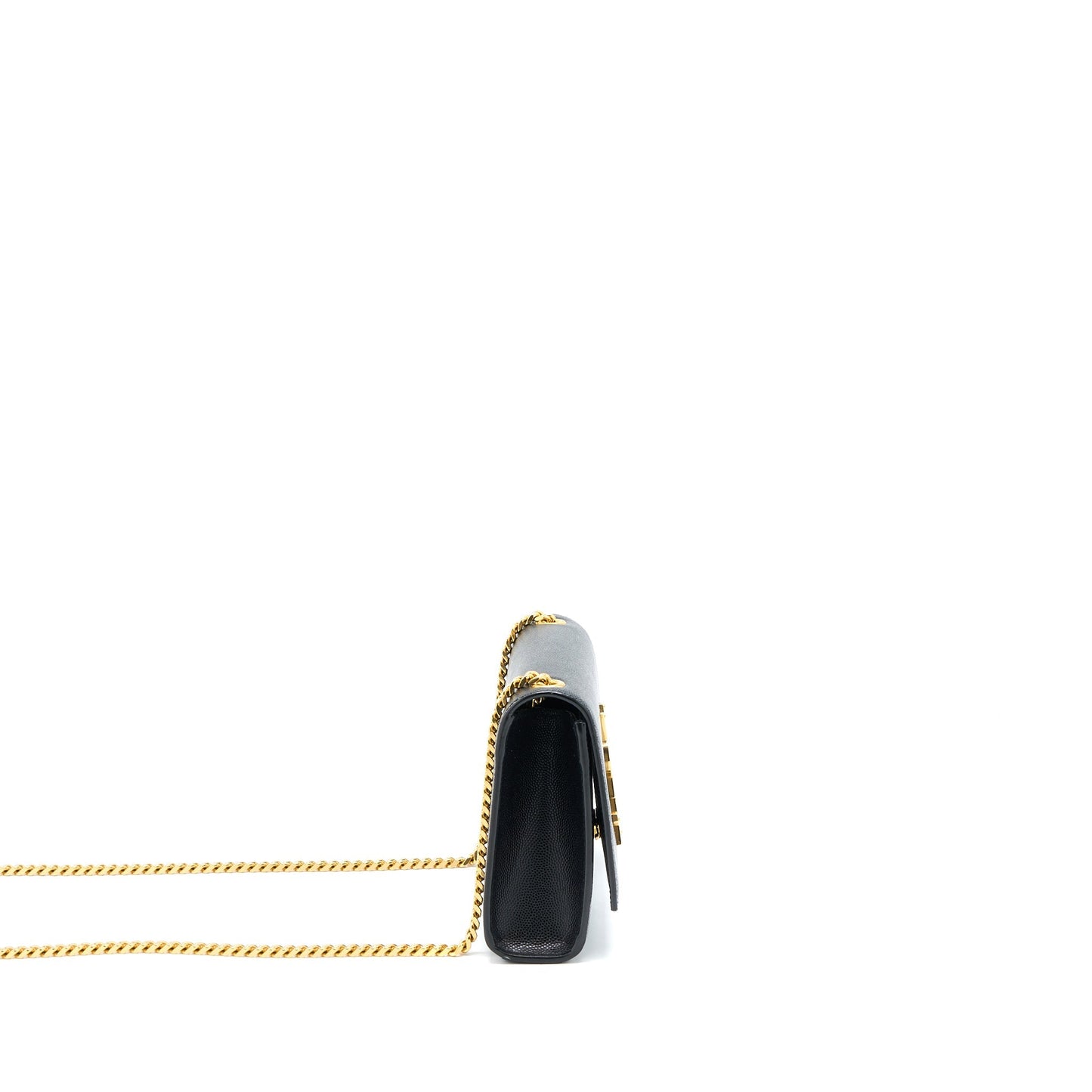 Saint Laurent Small Kate Purse Grained Calfskin Black