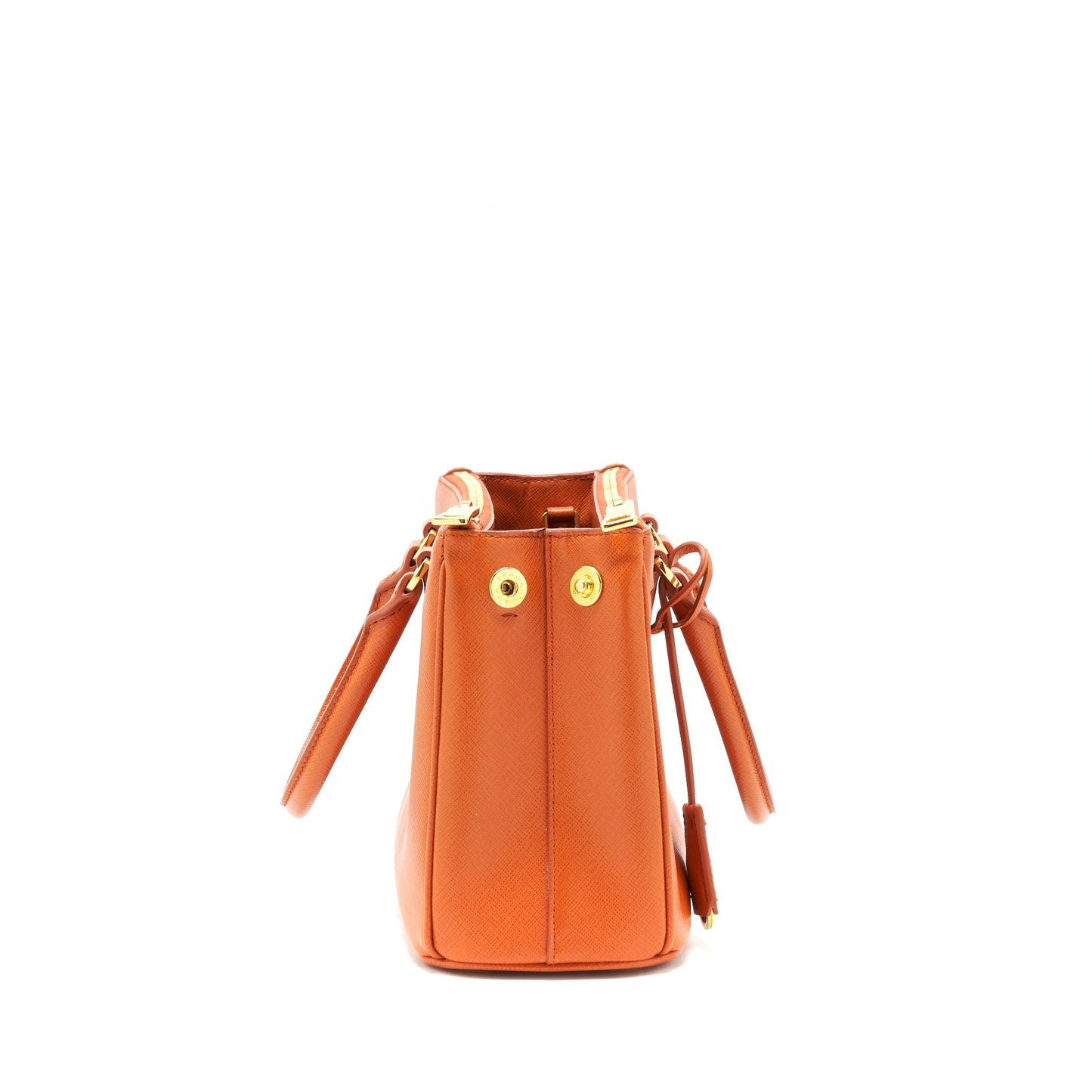 Prada Saffiano Tote Purse Papaya
