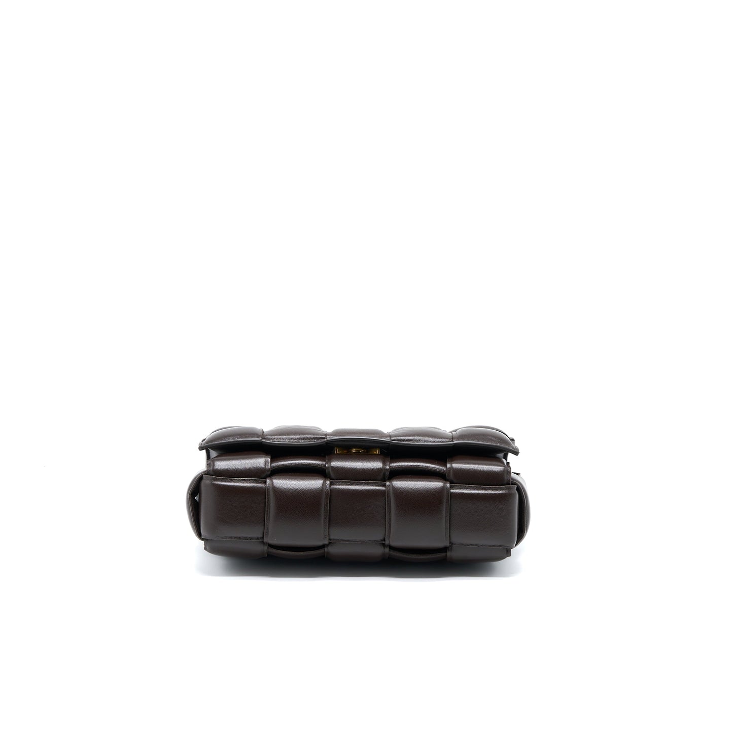 Bottega Veneta Chain Cassette Purse Dark Brown