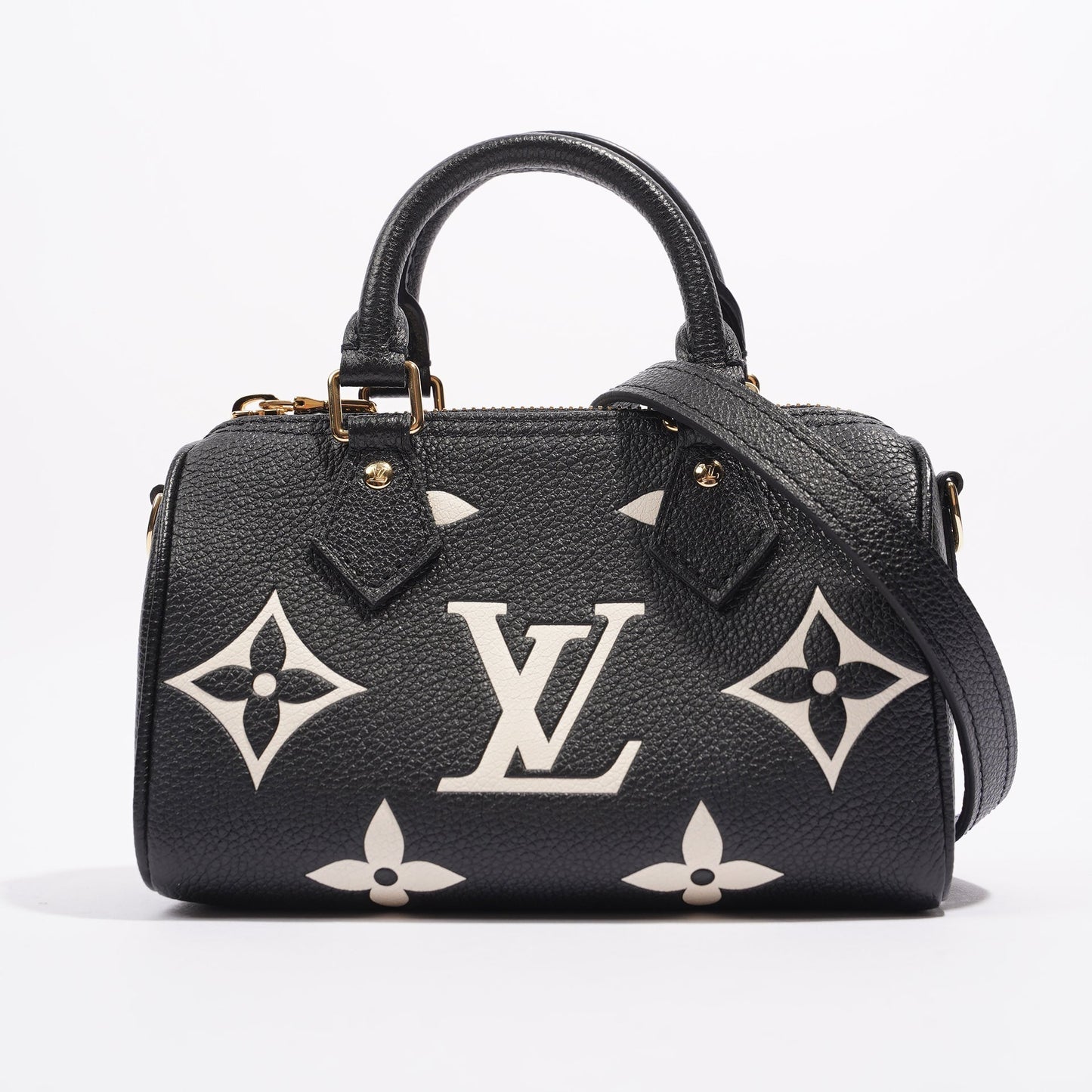 Louis Vuitton Womens Bandouliere Bag Monogram Empreinte Leather Nano