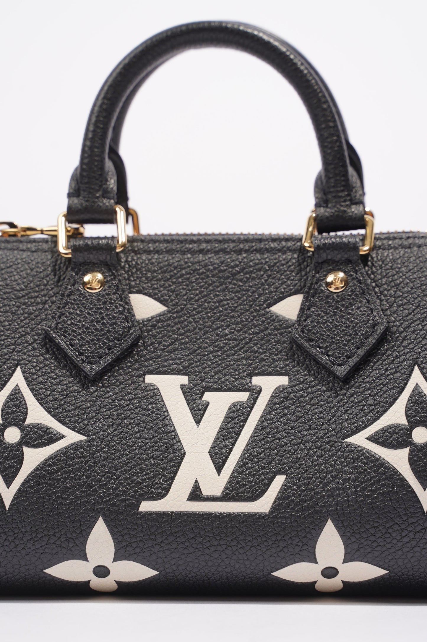 Louis Vuitton Womens Bandouliere Bag Monogram Empreinte Leather Nano