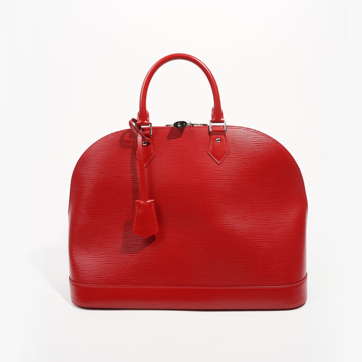 Louis Vuitton Womens Alma Red Epi Leather PM Handbag