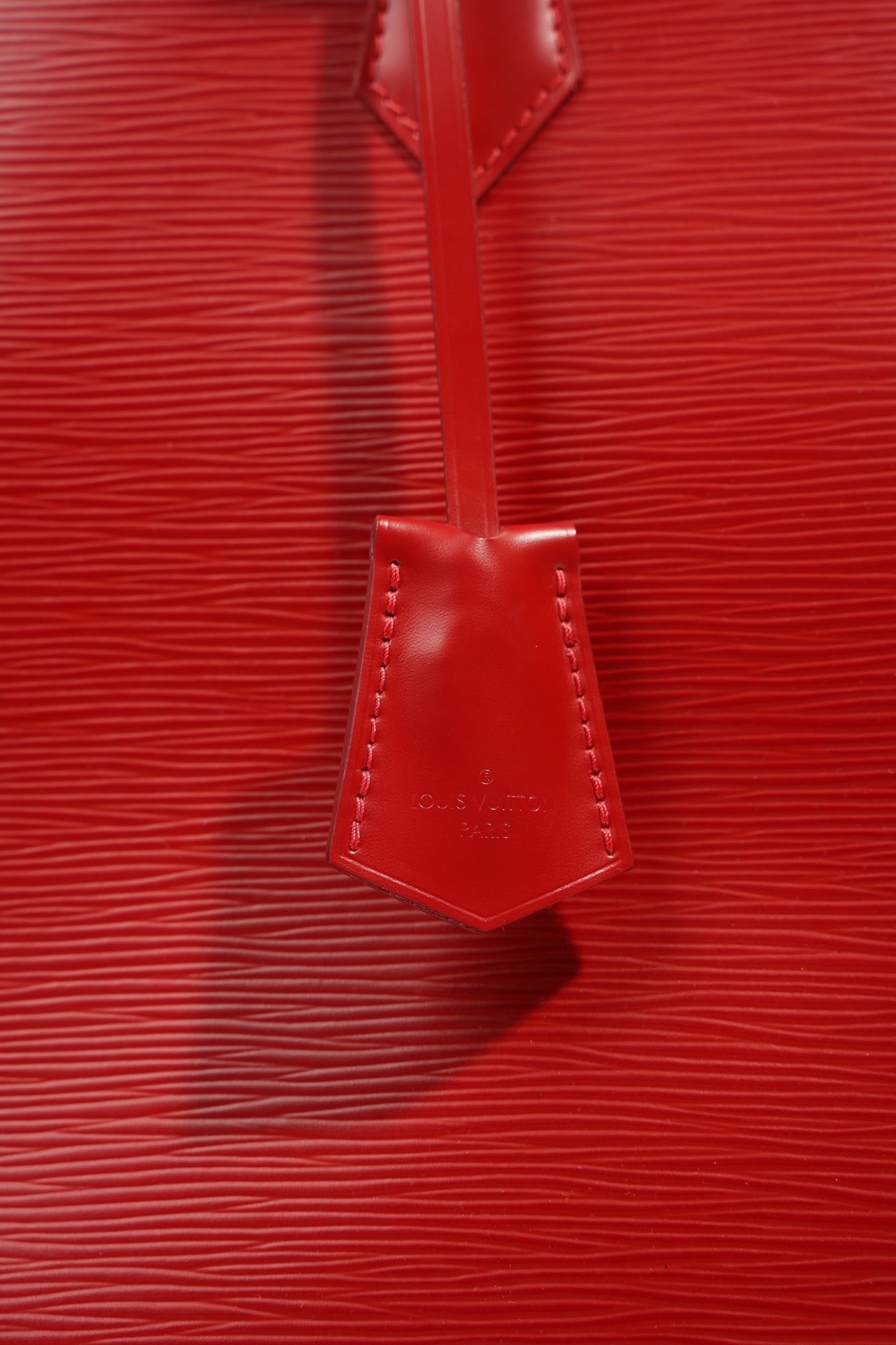Louis Vuitton Womens Alma Red Epi Leather PM Handbag