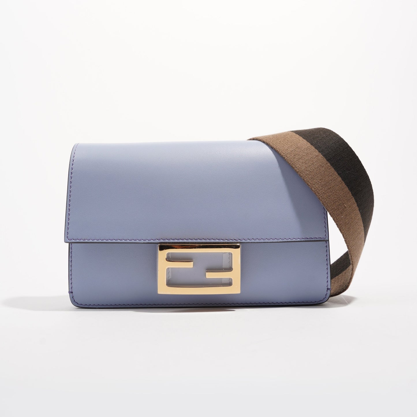 Fendi Womens Baguette Bag Baby Blue