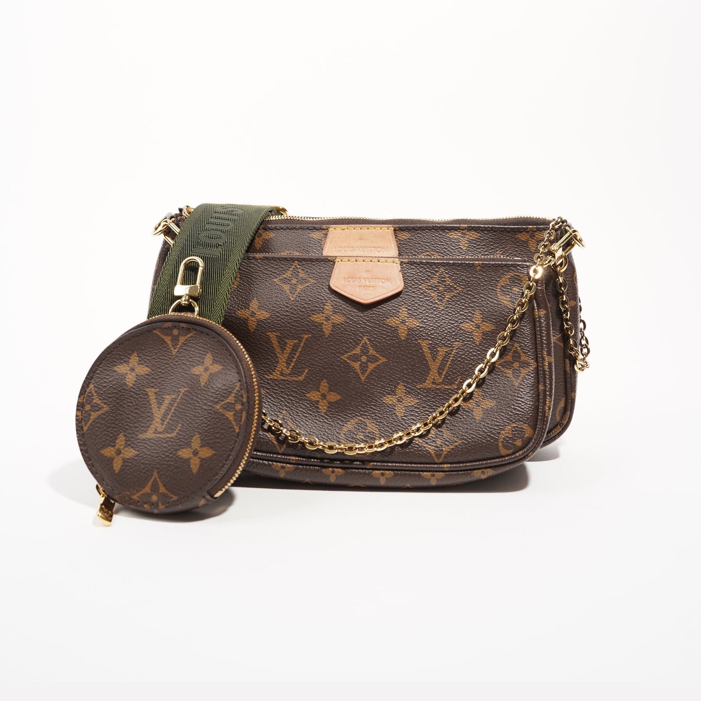 Louis Vuitton Womens Multi Pochette Accessoires Monogram Clutch