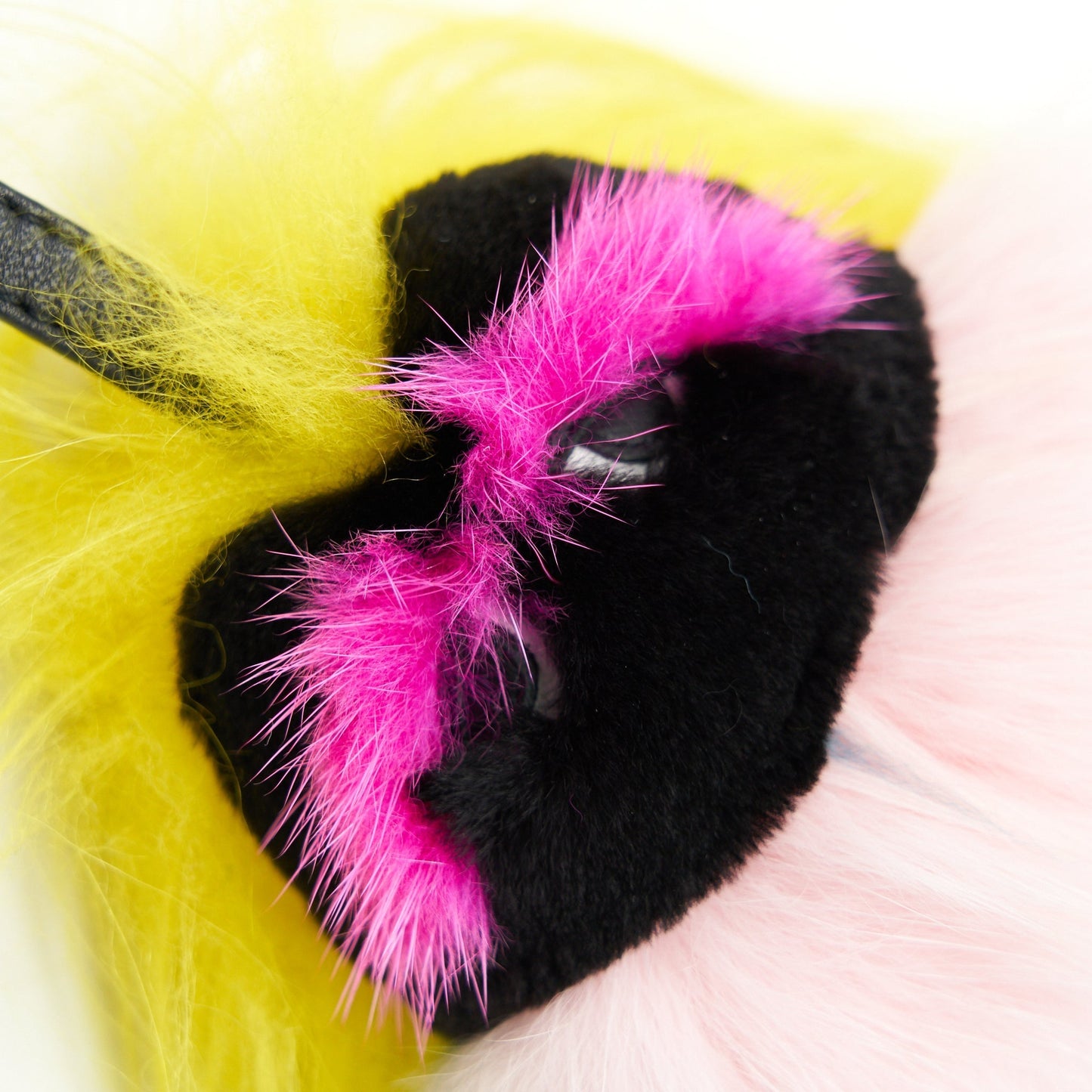 Fendi Multicolor Monster Fur Purse Charm