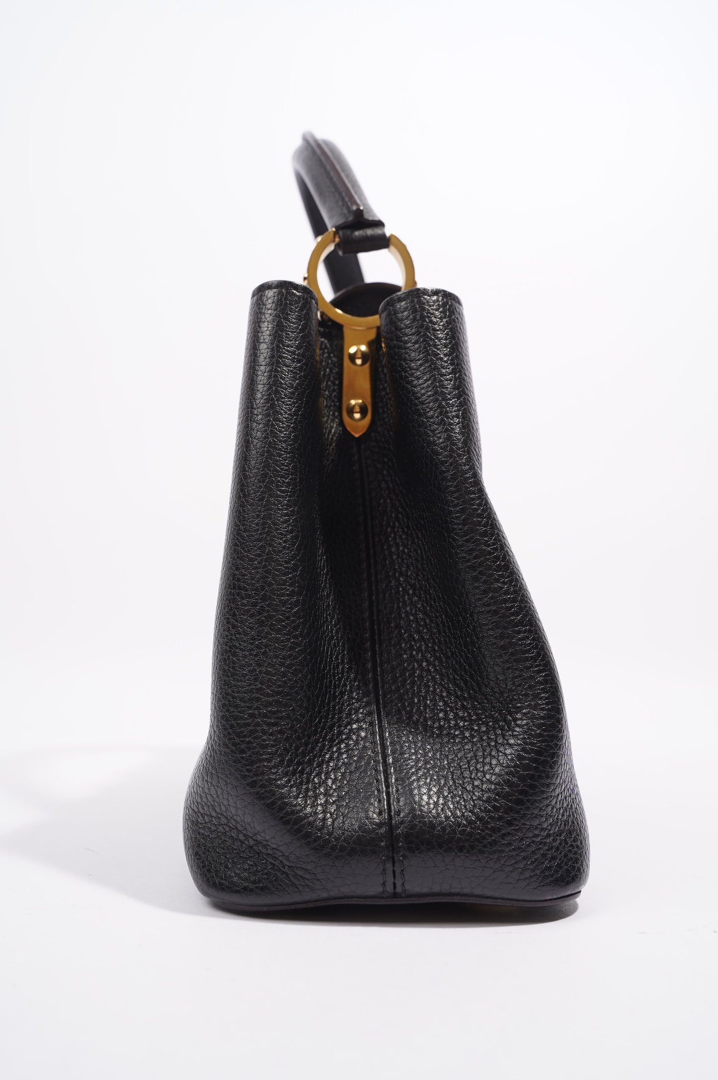 Louis Vuitton LV Capucines Bag Black Leather
