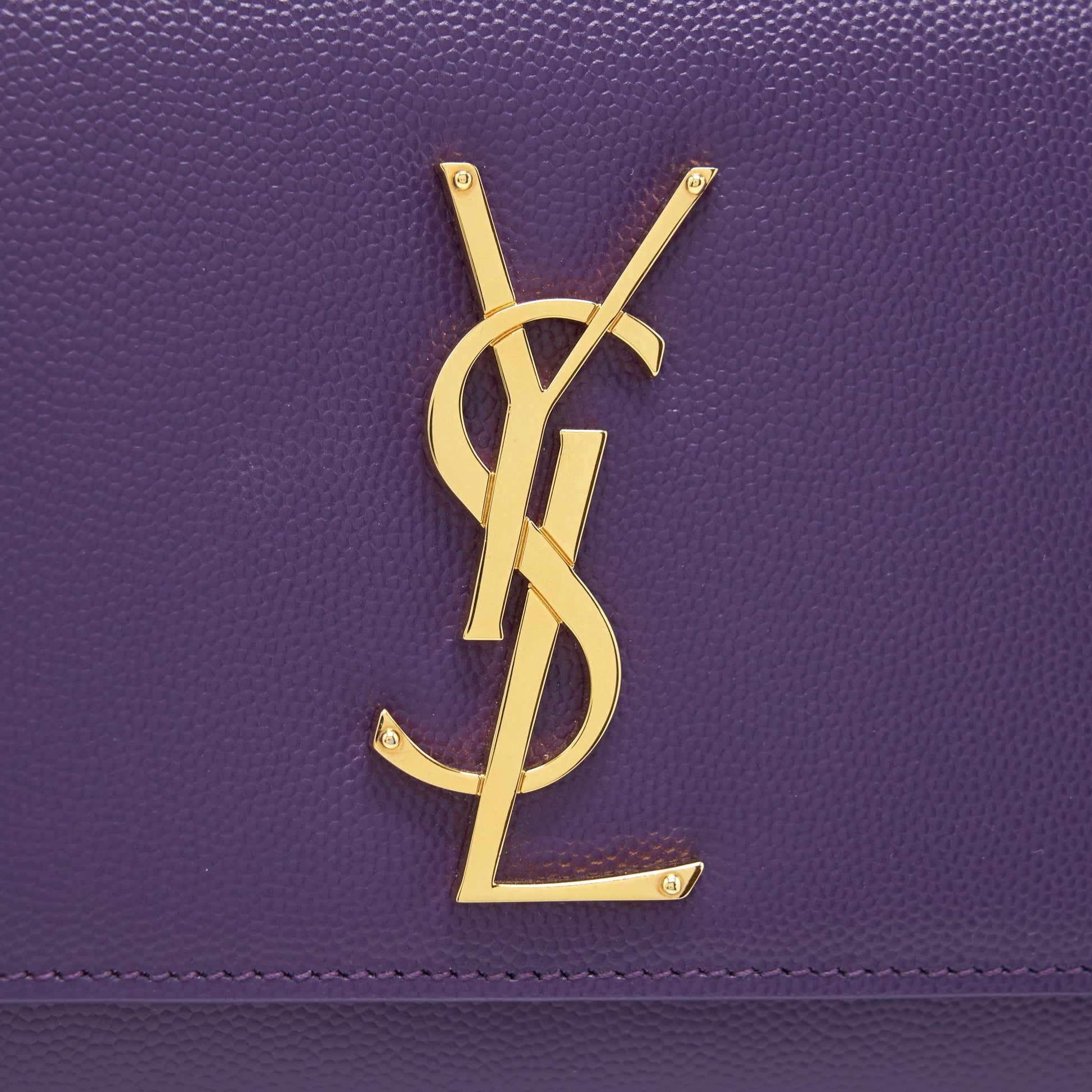 Saint Laurent/ Clutch Caviar Purple