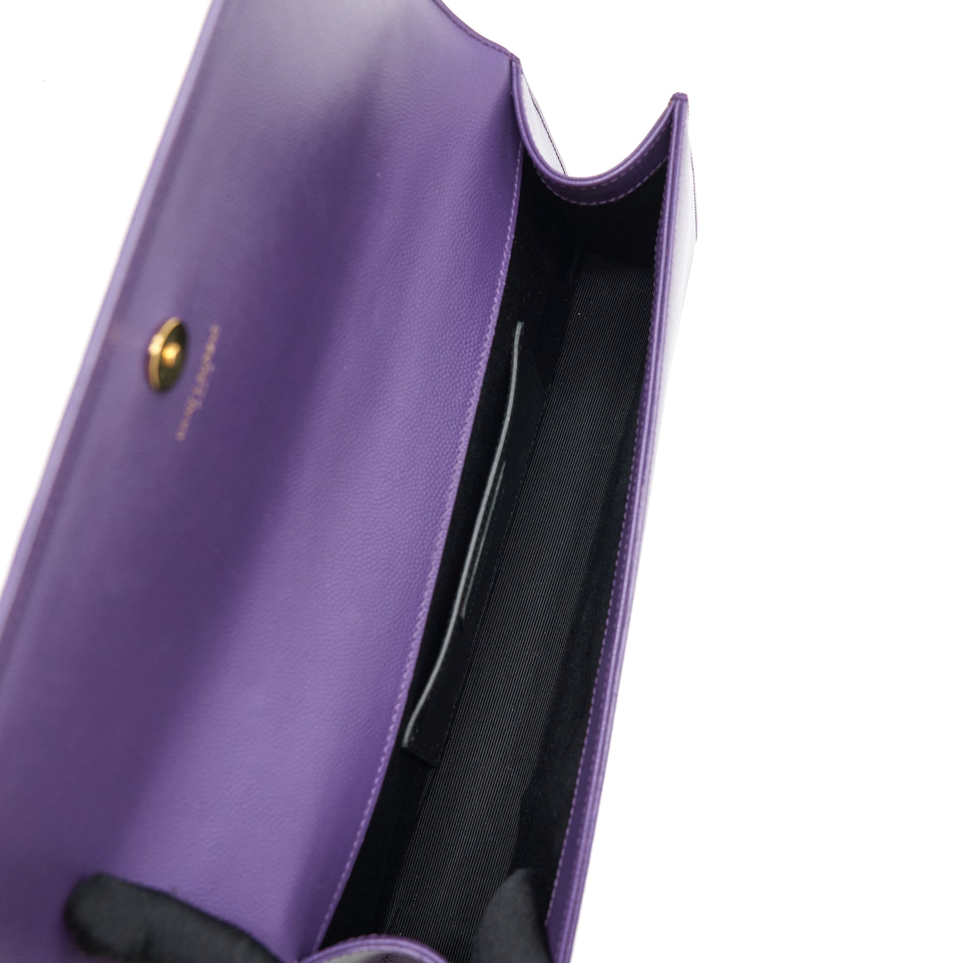 Saint Laurent/ Clutch Caviar Purple