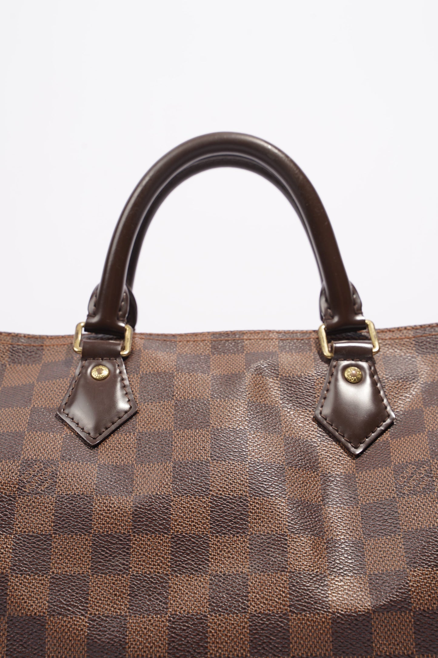 Louis Vuitton Womens Bag Damier Ebene Canvas 30