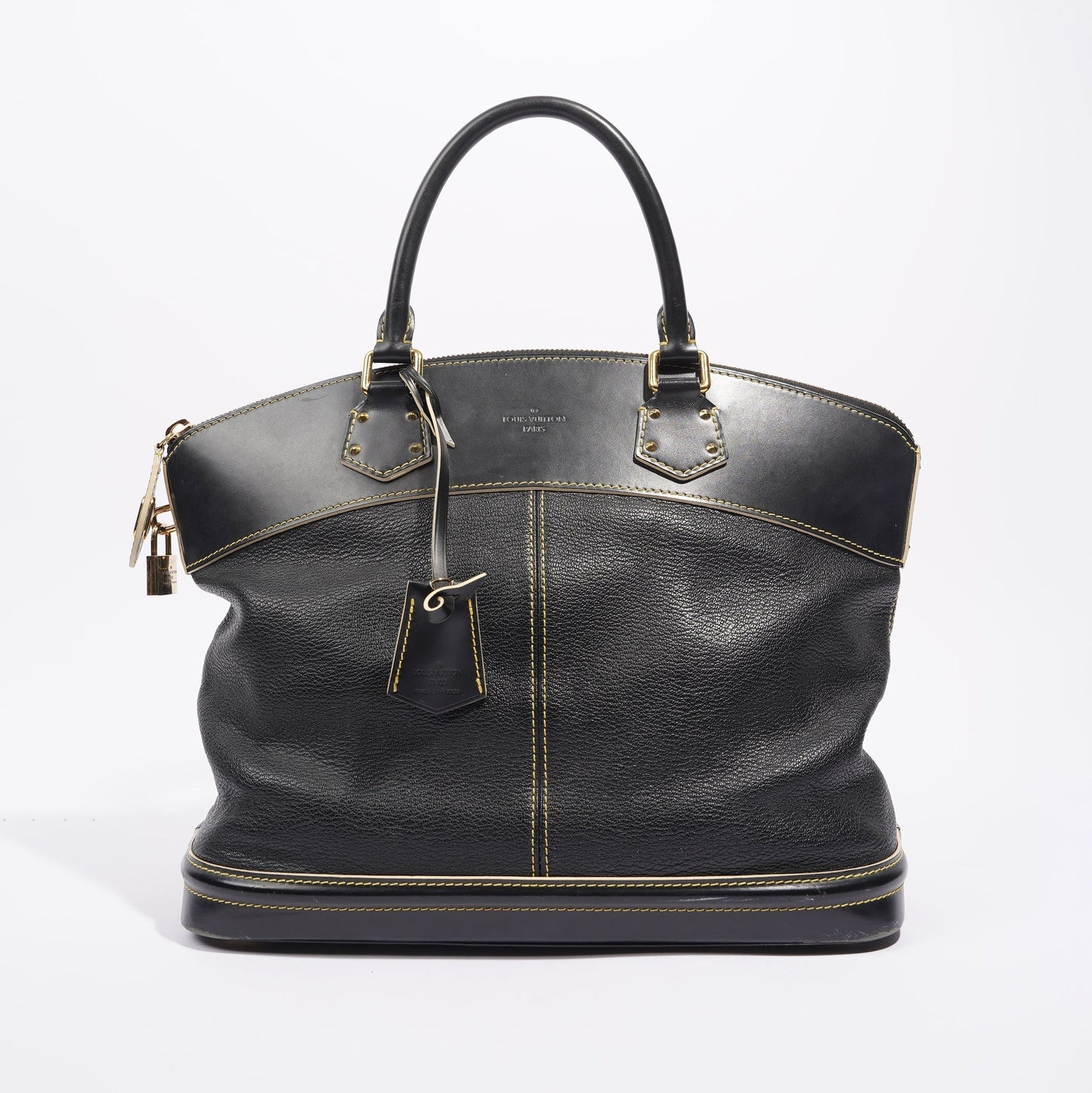 Louis Vuitton Womens Suhali Lockit Bag Black MM
