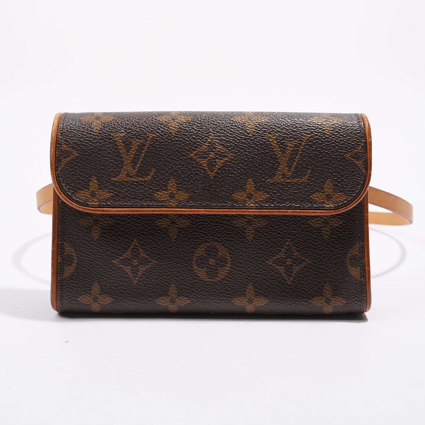 Louis Vuitton Pochette Florentine Monogram Canvas Clutch