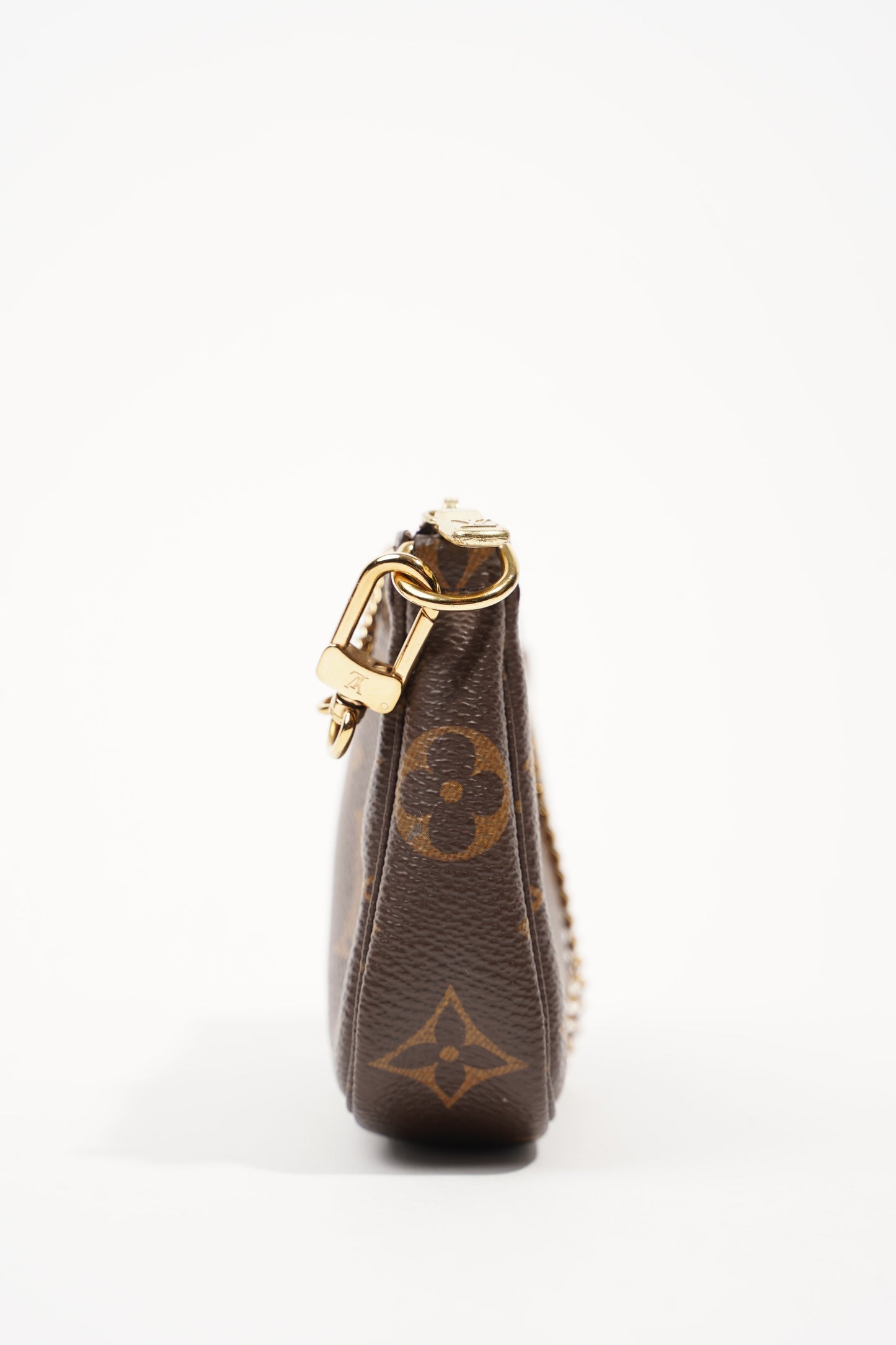 Louis Vuitton Womens Mini Pochette Monogram Clutch