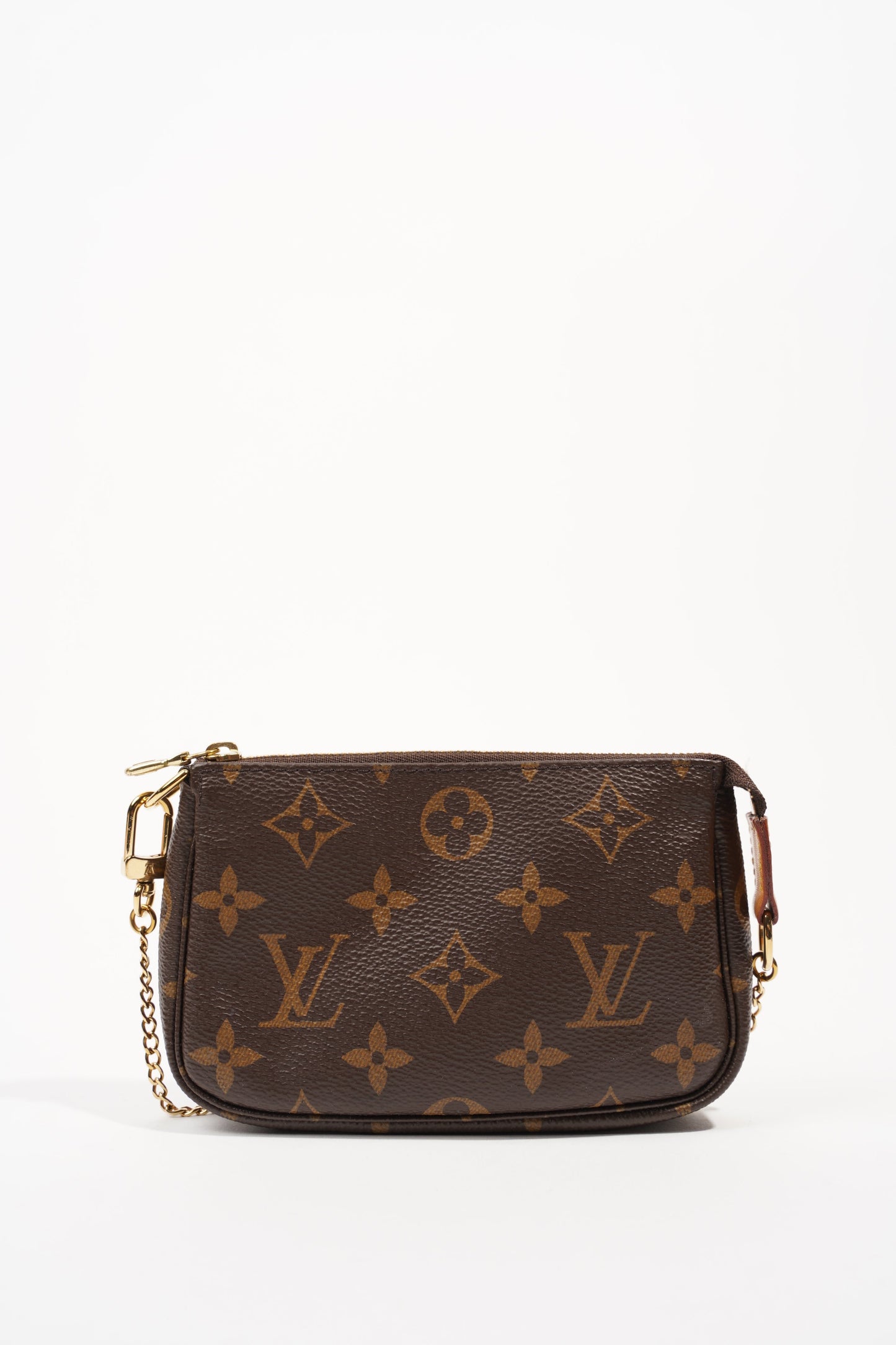Louis Vuitton Womens Mini Pochette Monogram Clutch