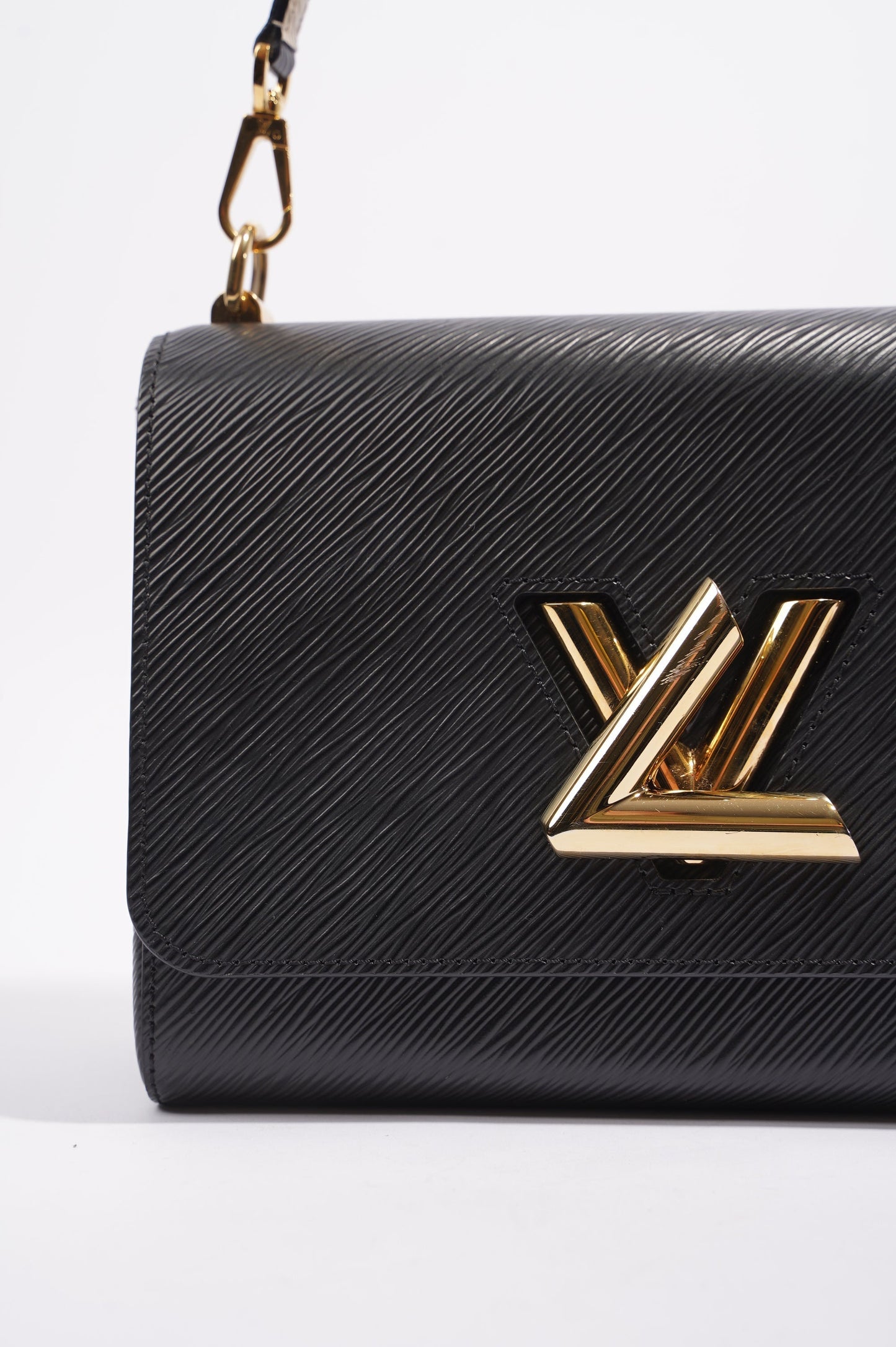 Louis Vuitton Womens Twist Black Epi Leather Handbag
