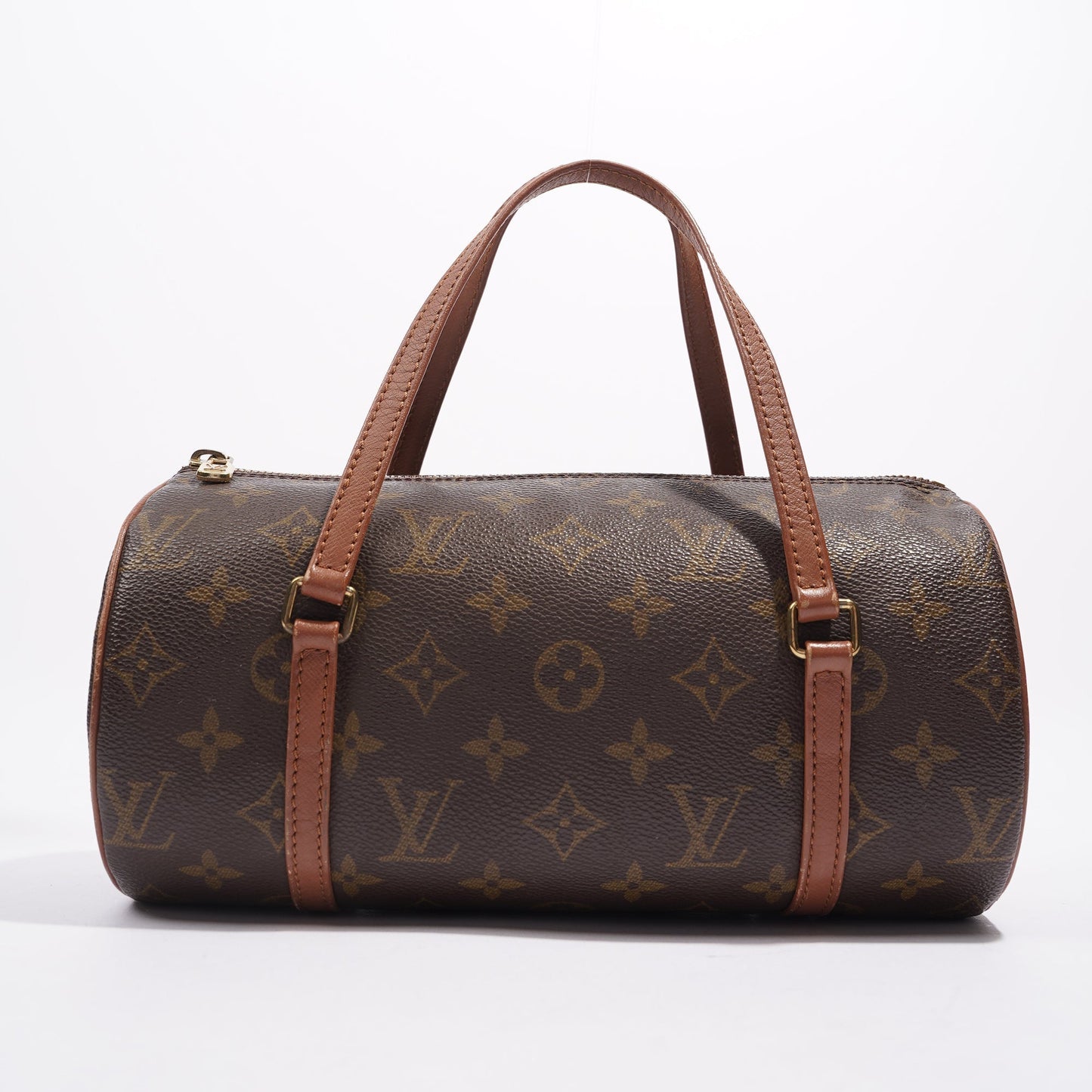 Louis Vuitton Womens Papillon Monogram Brown Canvas 26 Handbag