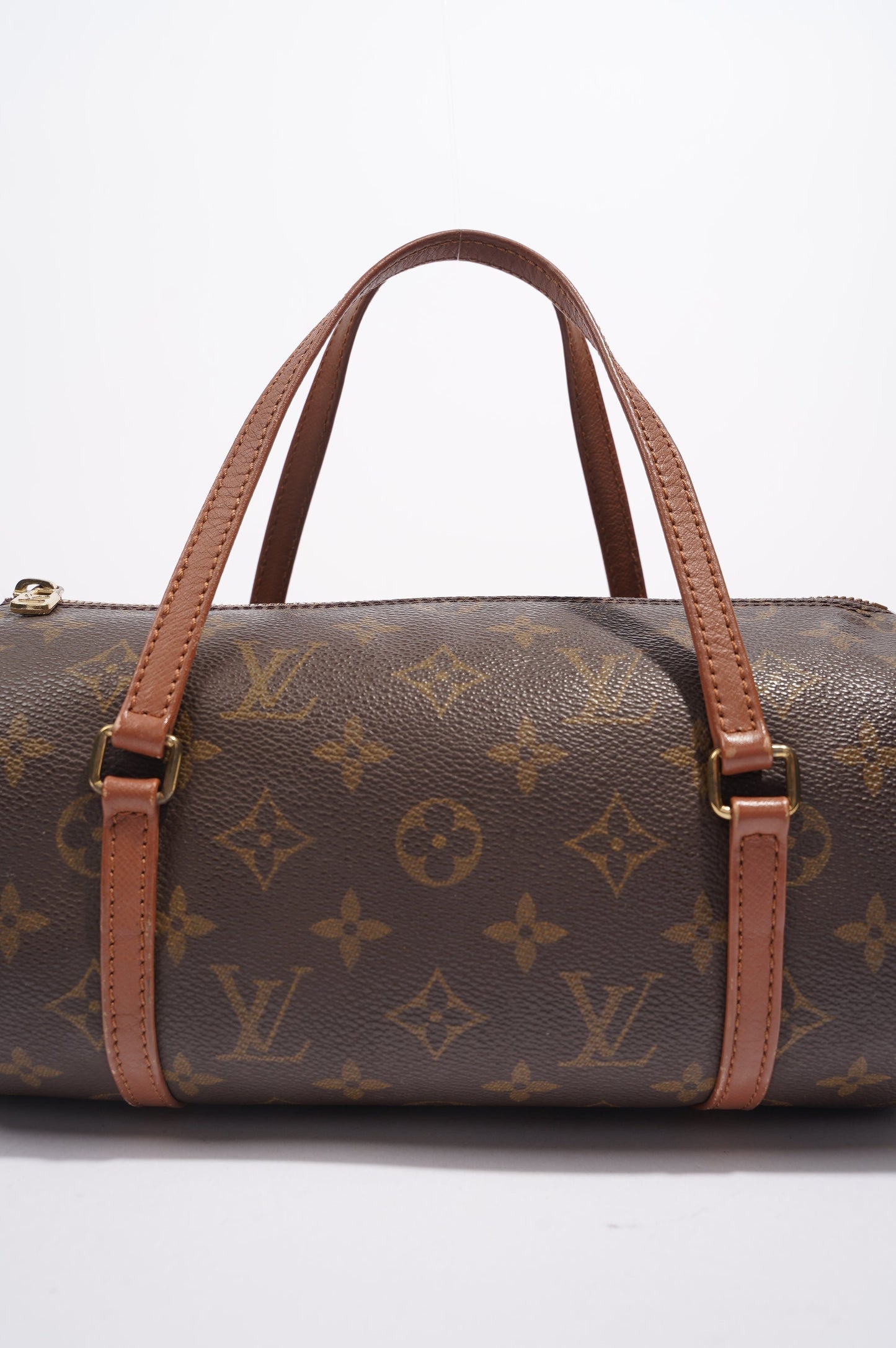 Louis Vuitton Womens Papillon Monogram Brown Canvas 26 Handbag