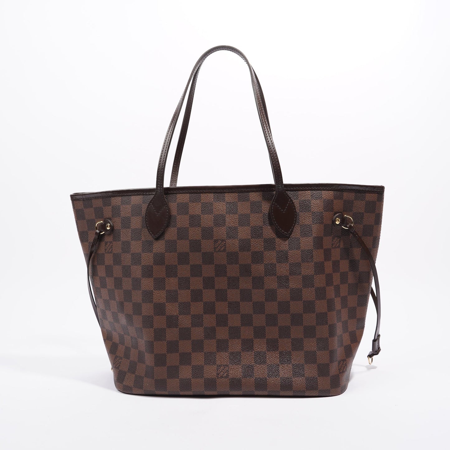 Louis Vuitton Womens Neverfull Damier Ebene MM Tote