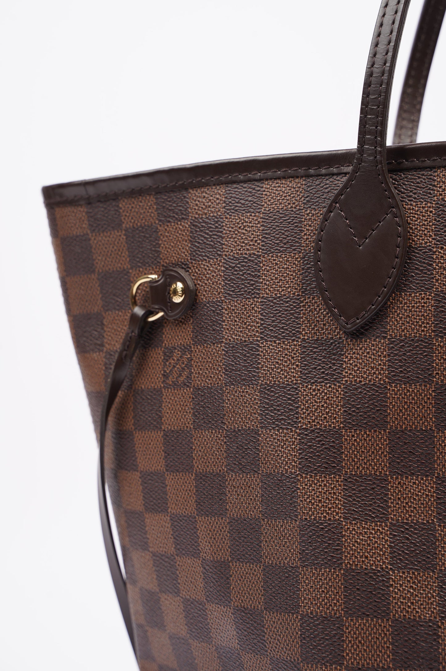 Louis Vuitton Womens Neverfull Damier Ebene MM Tote