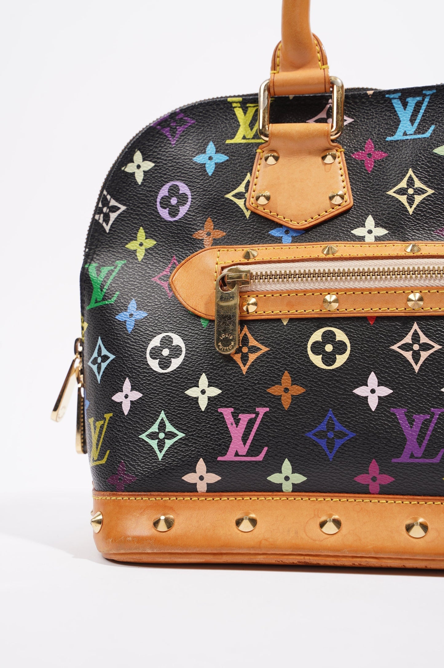 Louis Vuitton Womens Murakami Alma Black / Multi PM Handbag