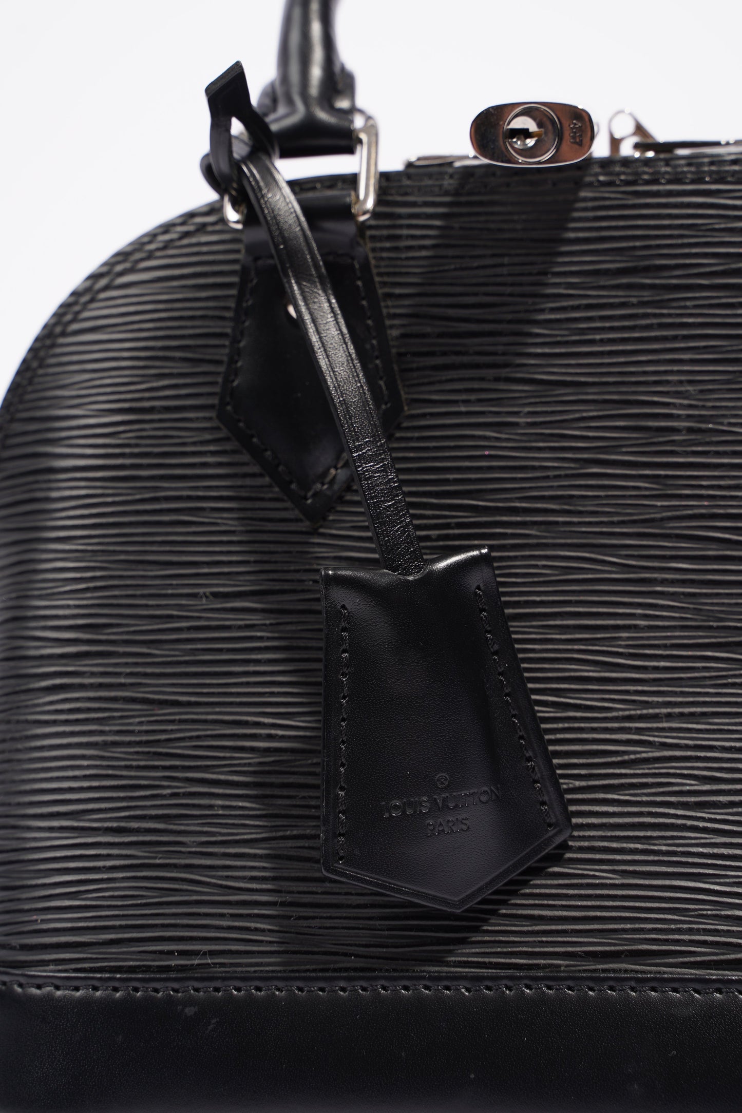 Louis Vuitton Womens Alma Black Epi Leather BB Handbag