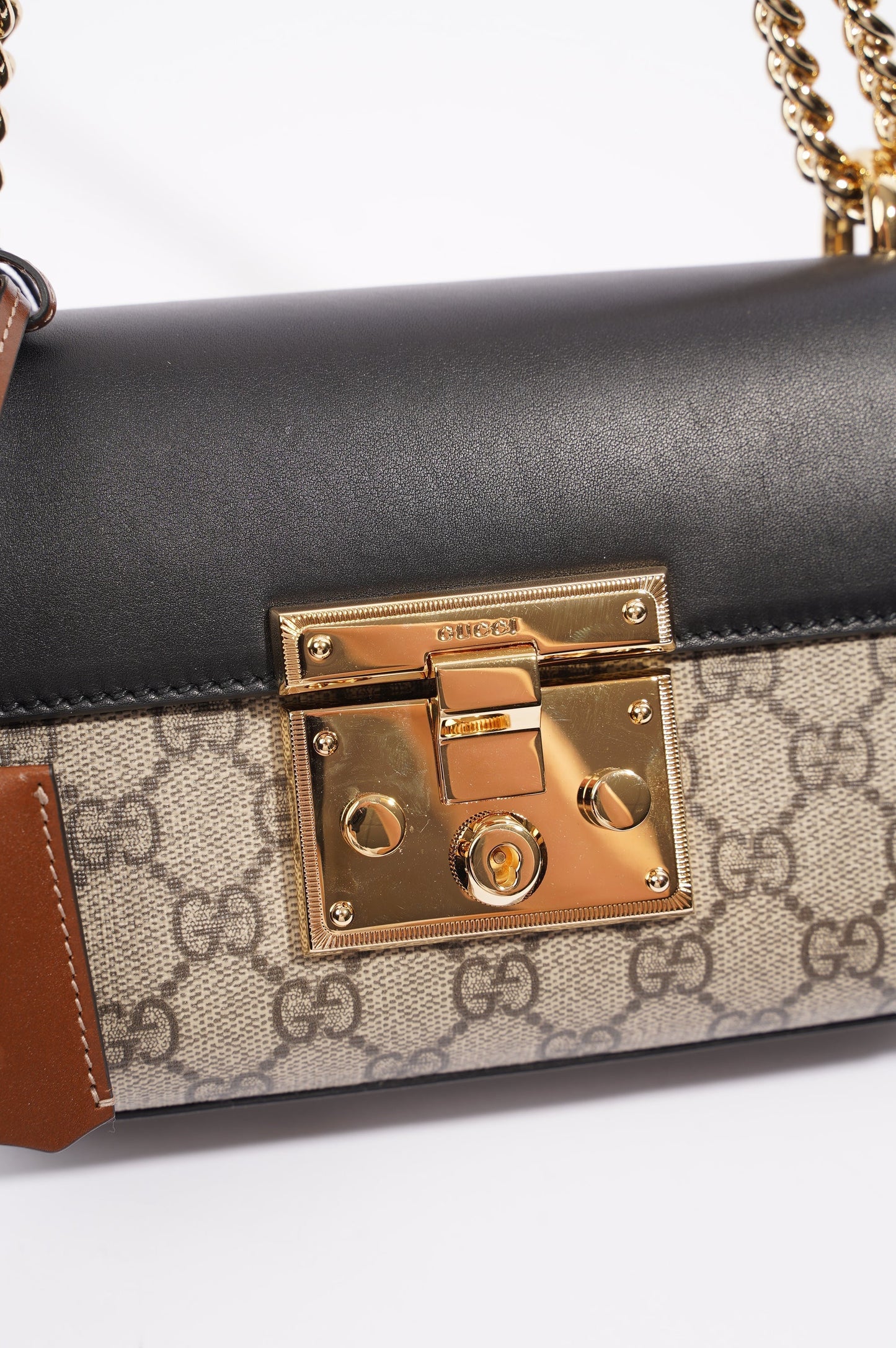 Gucci Lou Monogram Leather Mini Crossbody