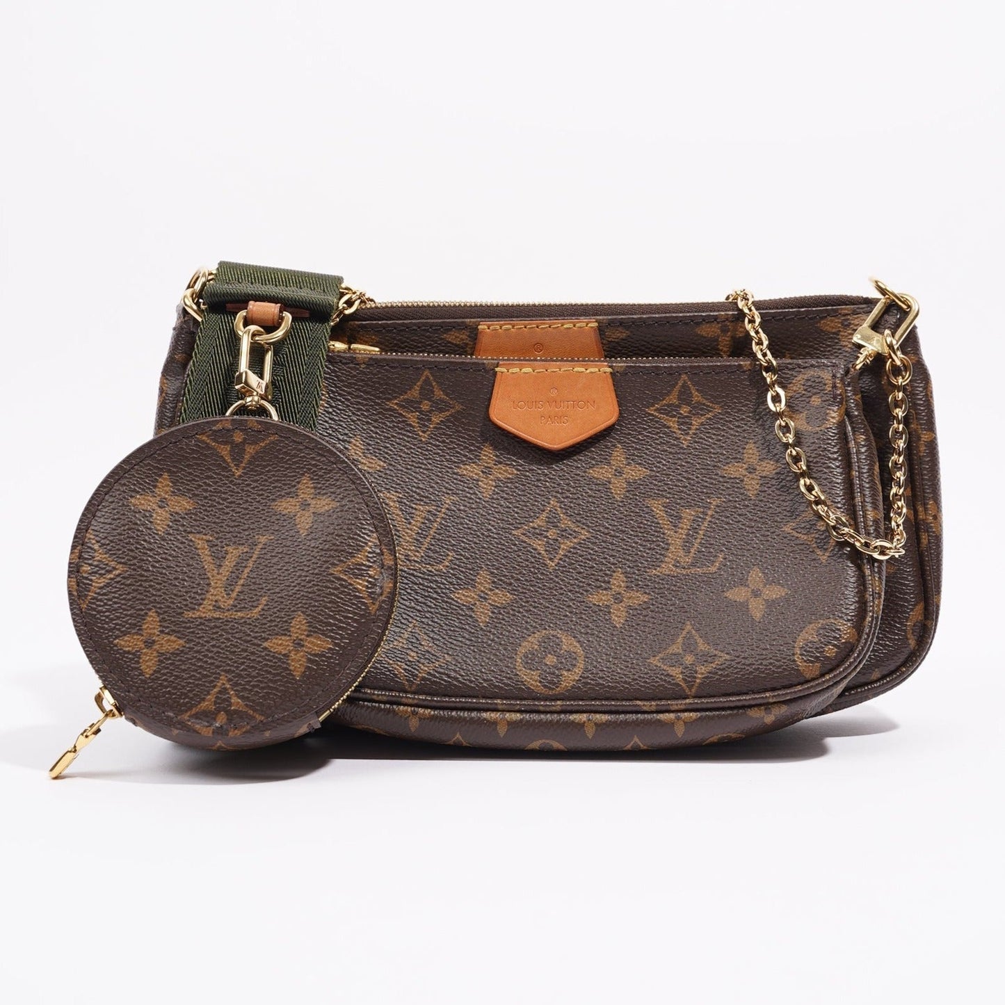 Louis Vuitton Womens Multi Pochette Accessoire Monogram Canvas Clutch