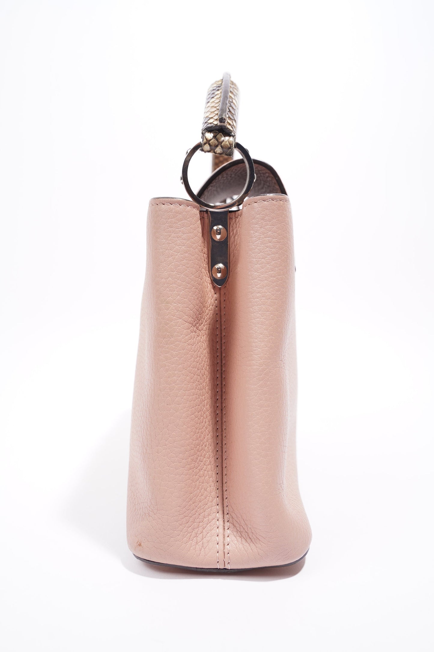 Louis Vuitton Capucines Pink Leather BB Handbag