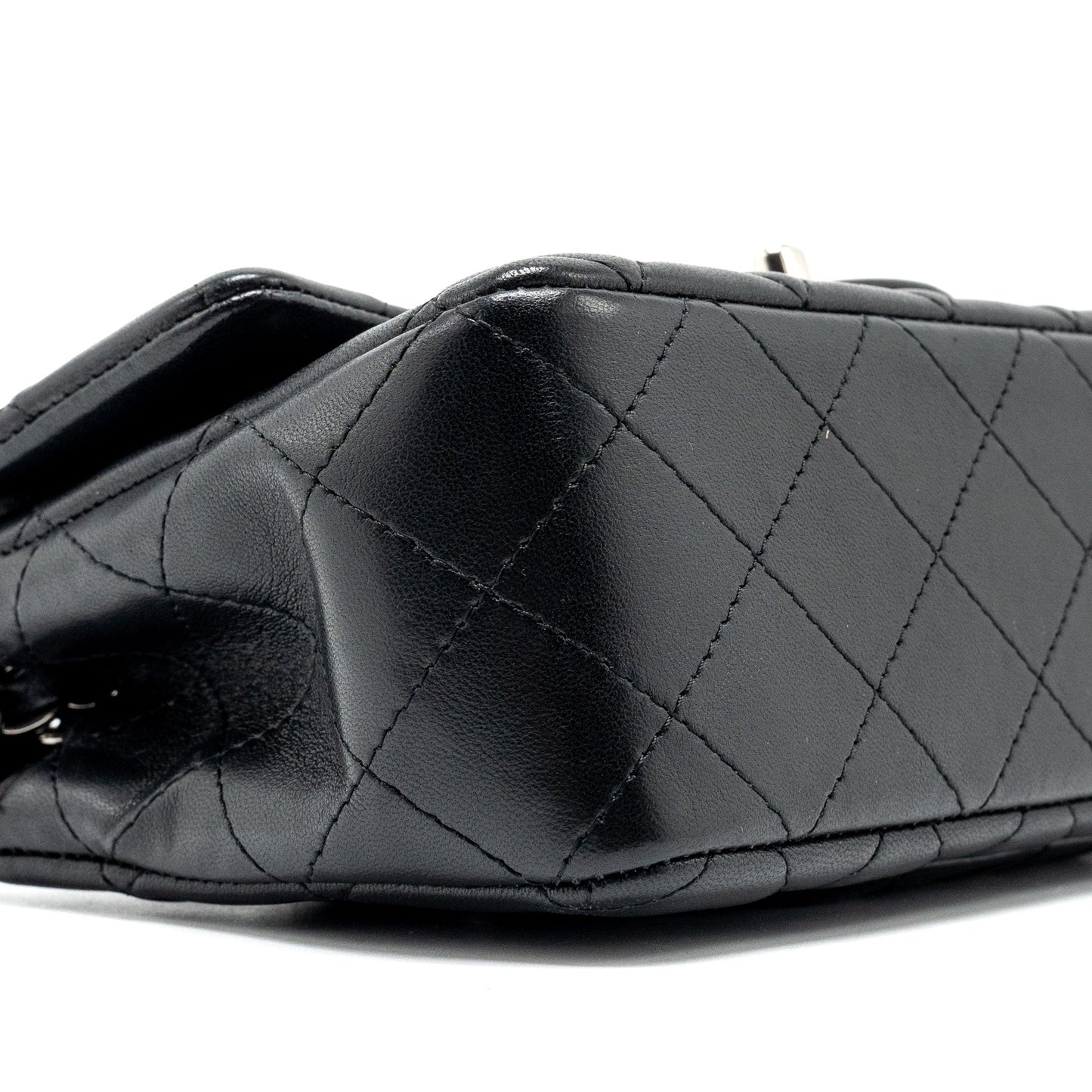 Chanel Mini Rectangular flap bag lambskin black