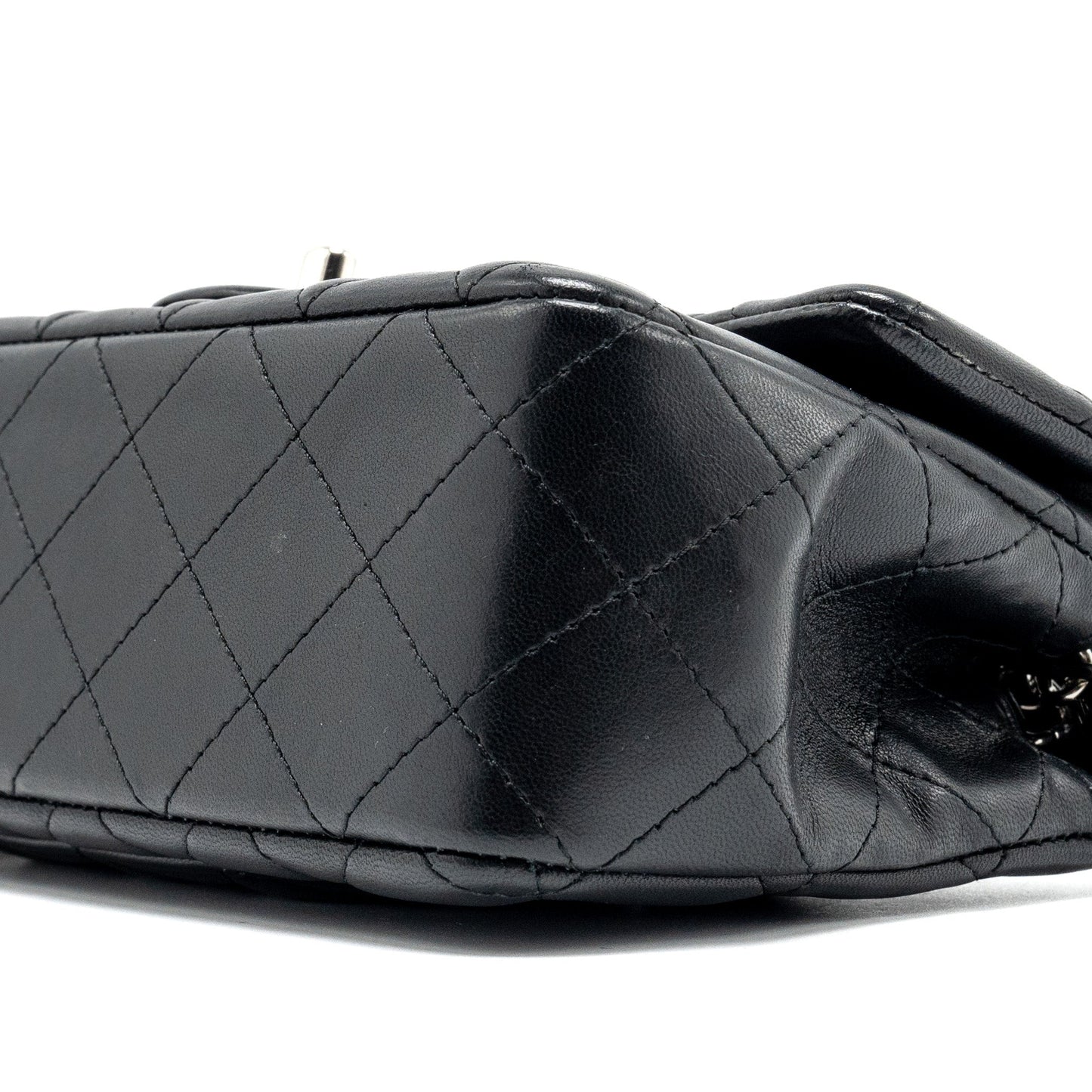 Chanel Mini Rectangular flap bag lambskin black