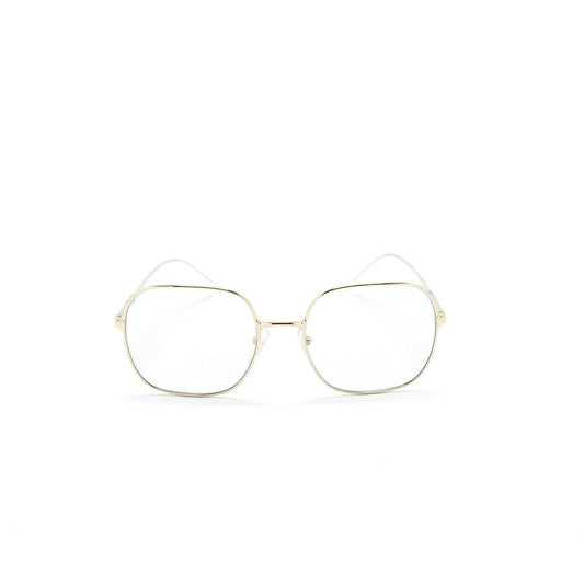 Prada Frame Glasses Silver Tone