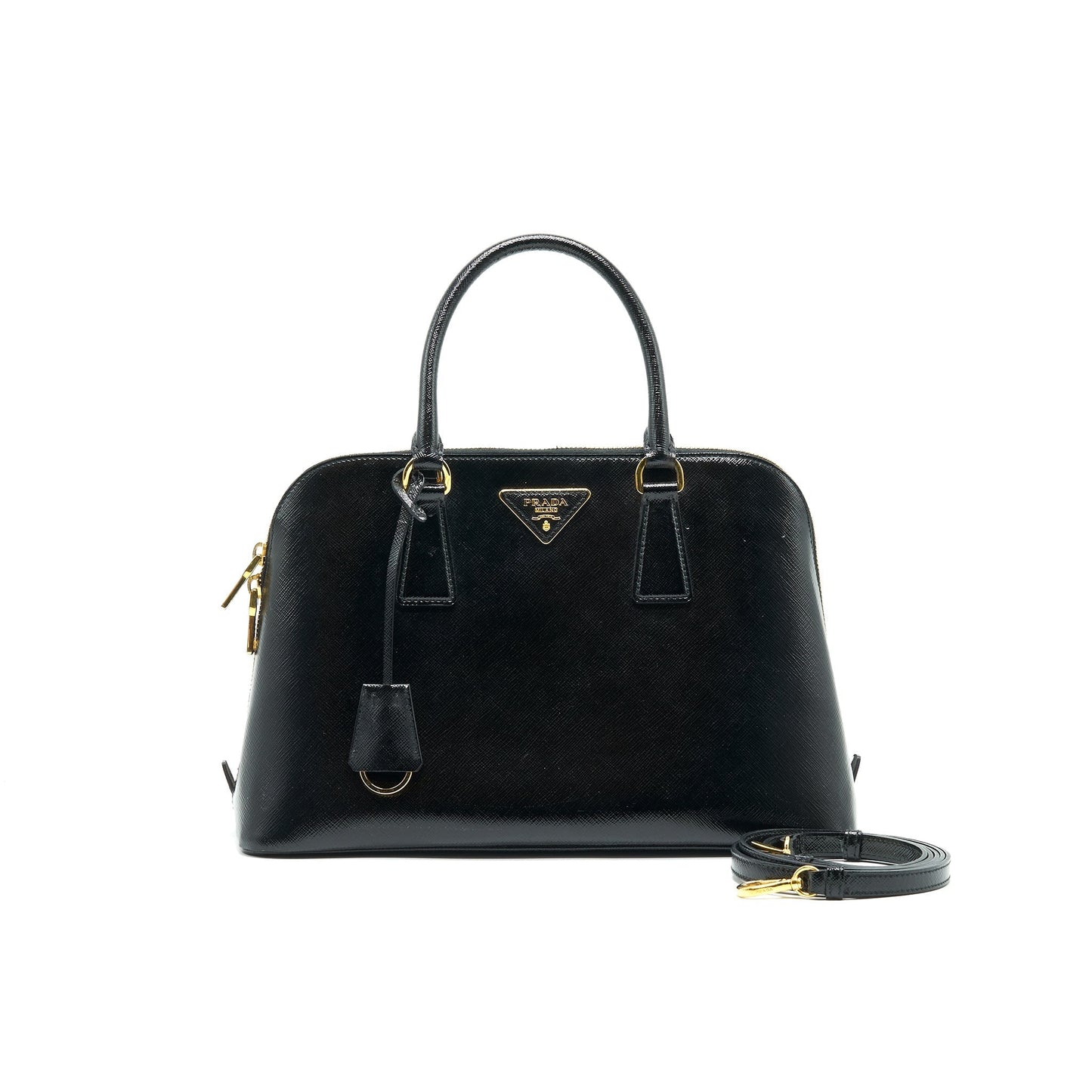PRADA SAFFIANO Purse BLACK