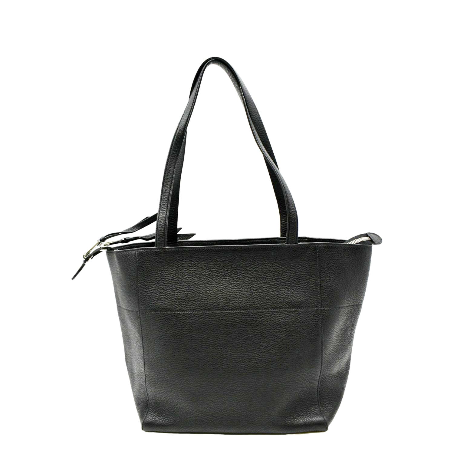 PRADA Leather Tote Bag Black